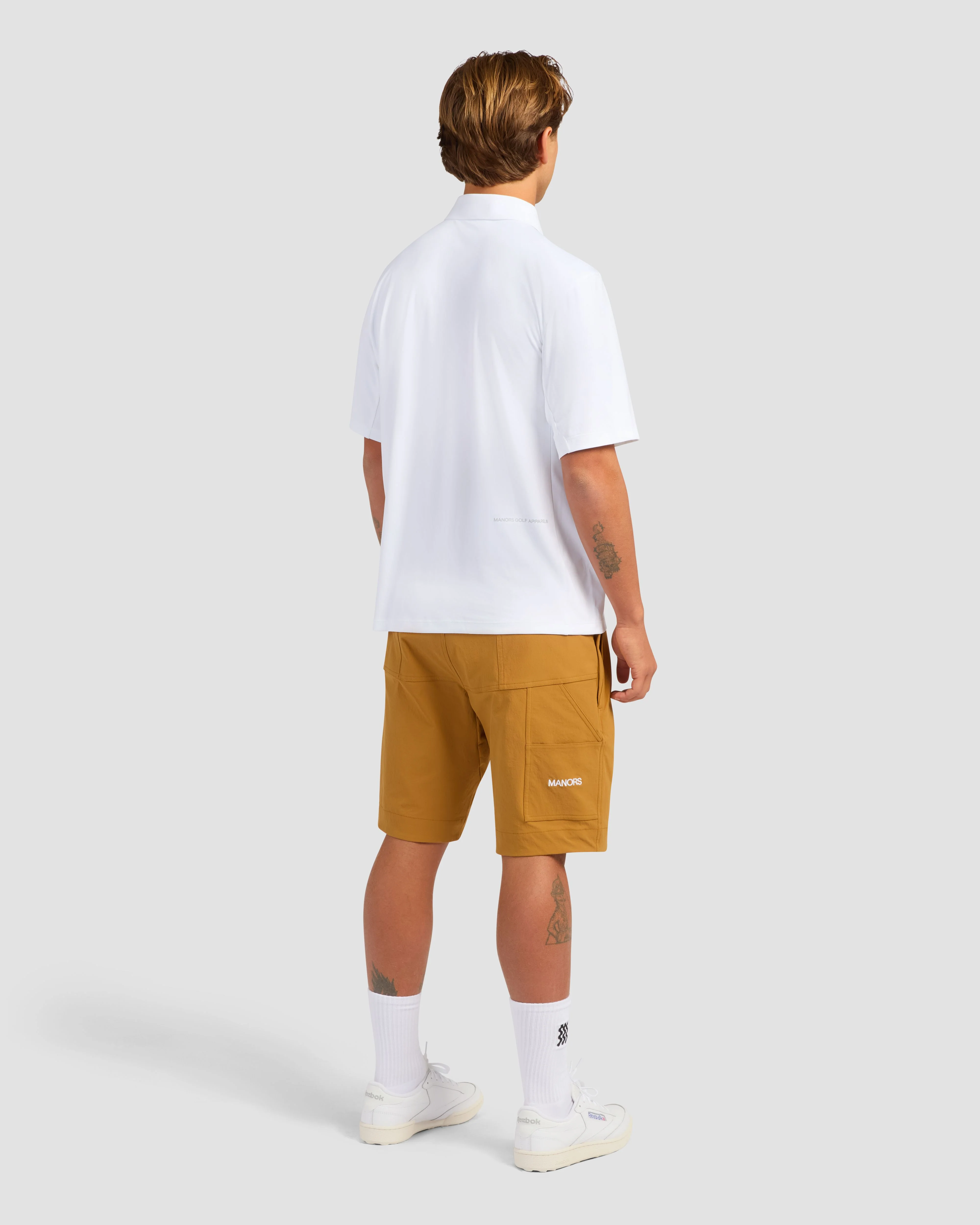 Manors Recycled Greenskeeper Shorts - Tan - Image 5