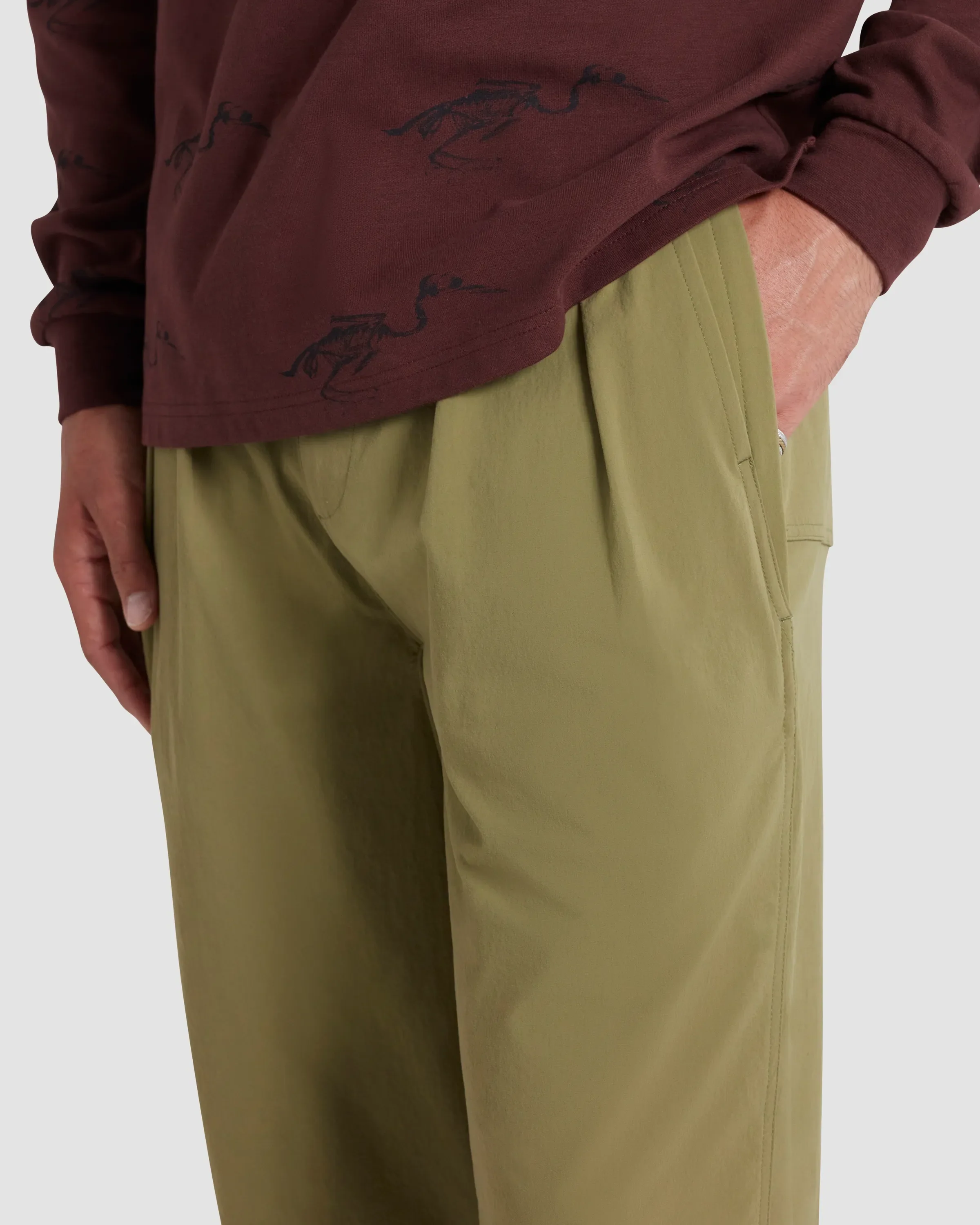 Manors Recycled Greenskeeper Trousers - Olive - Image 7