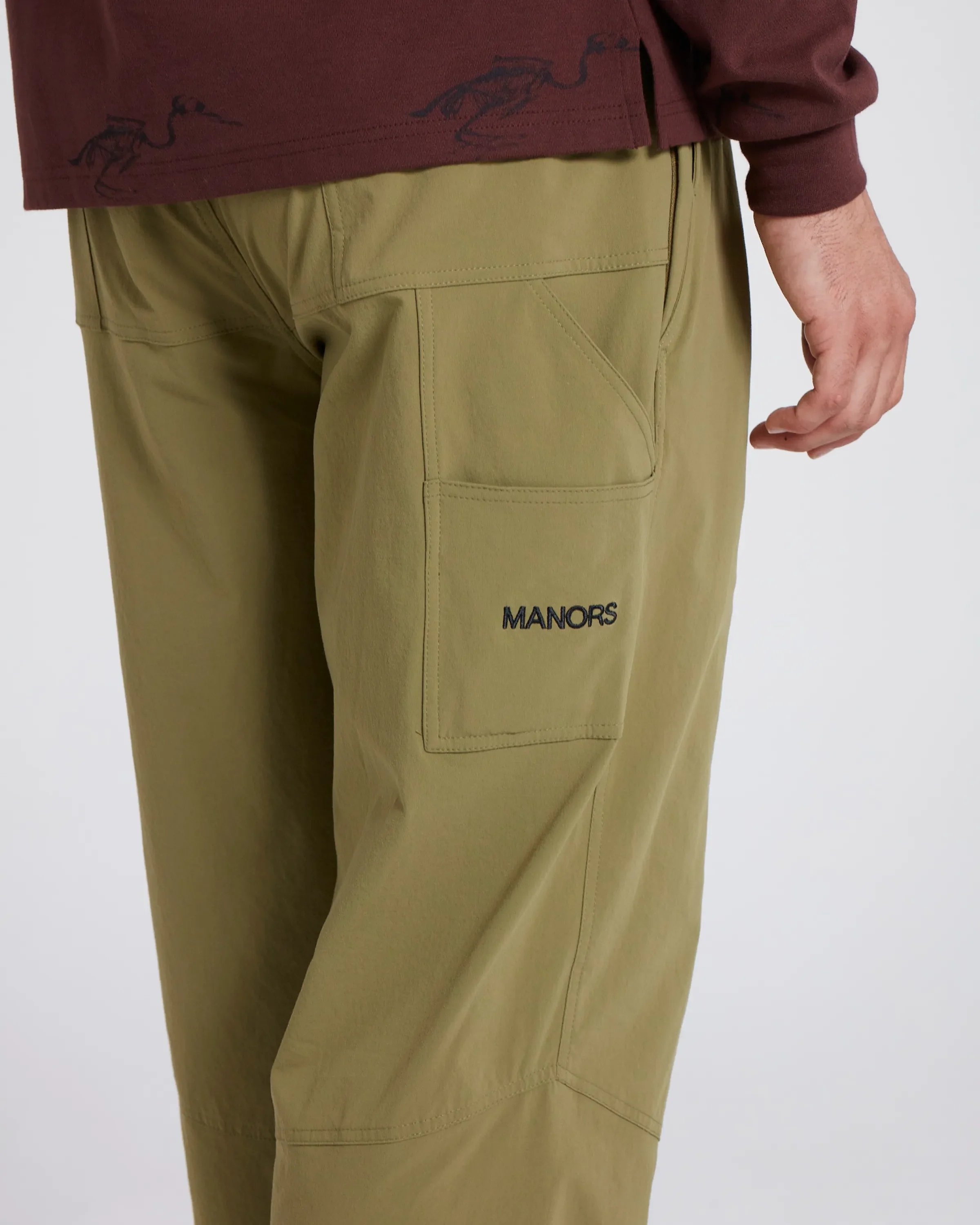 Manors Recycled Greenskeeper Trousers - Olive - Image 9