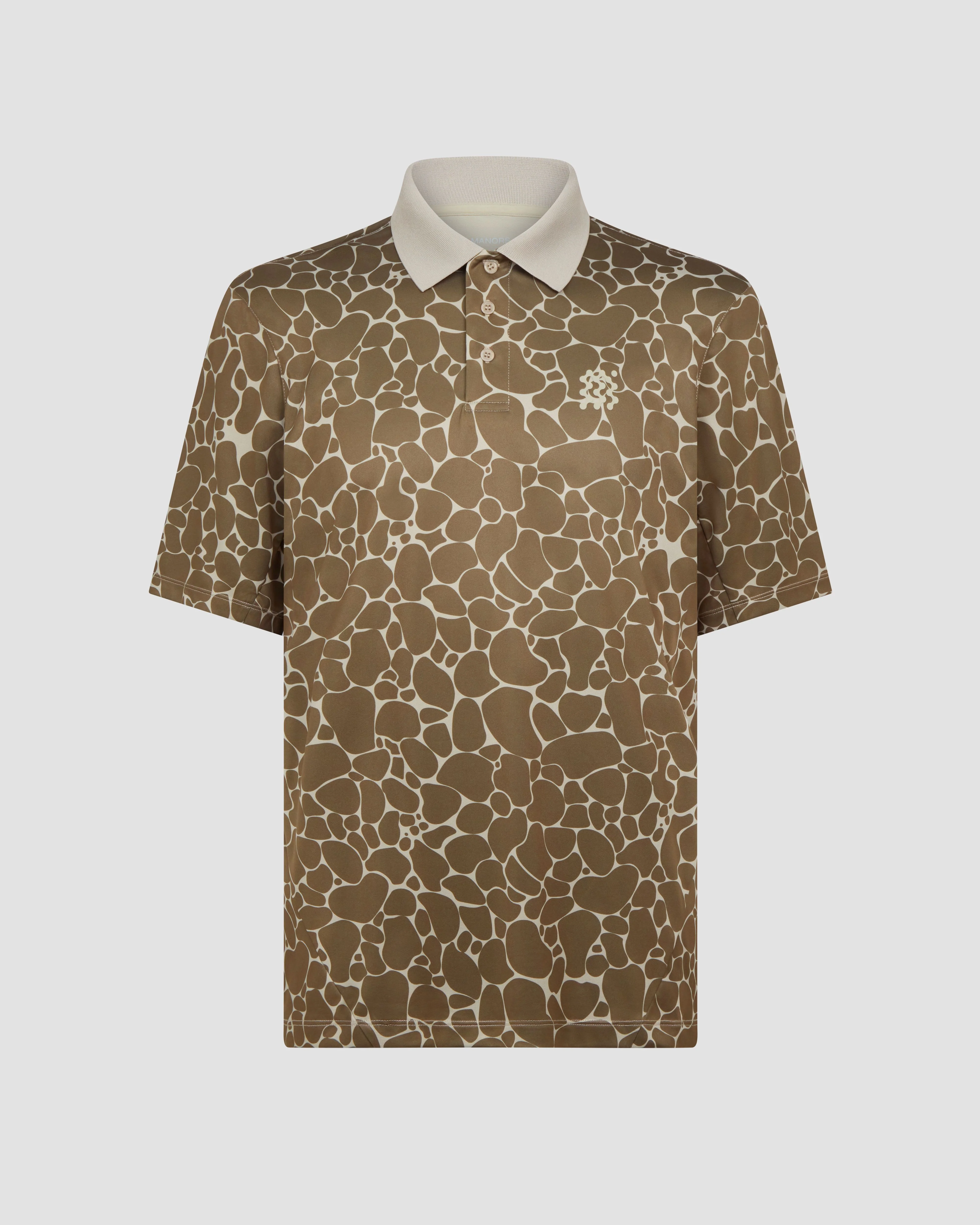 Manors The Course Polo AOP - Dune - Image 7