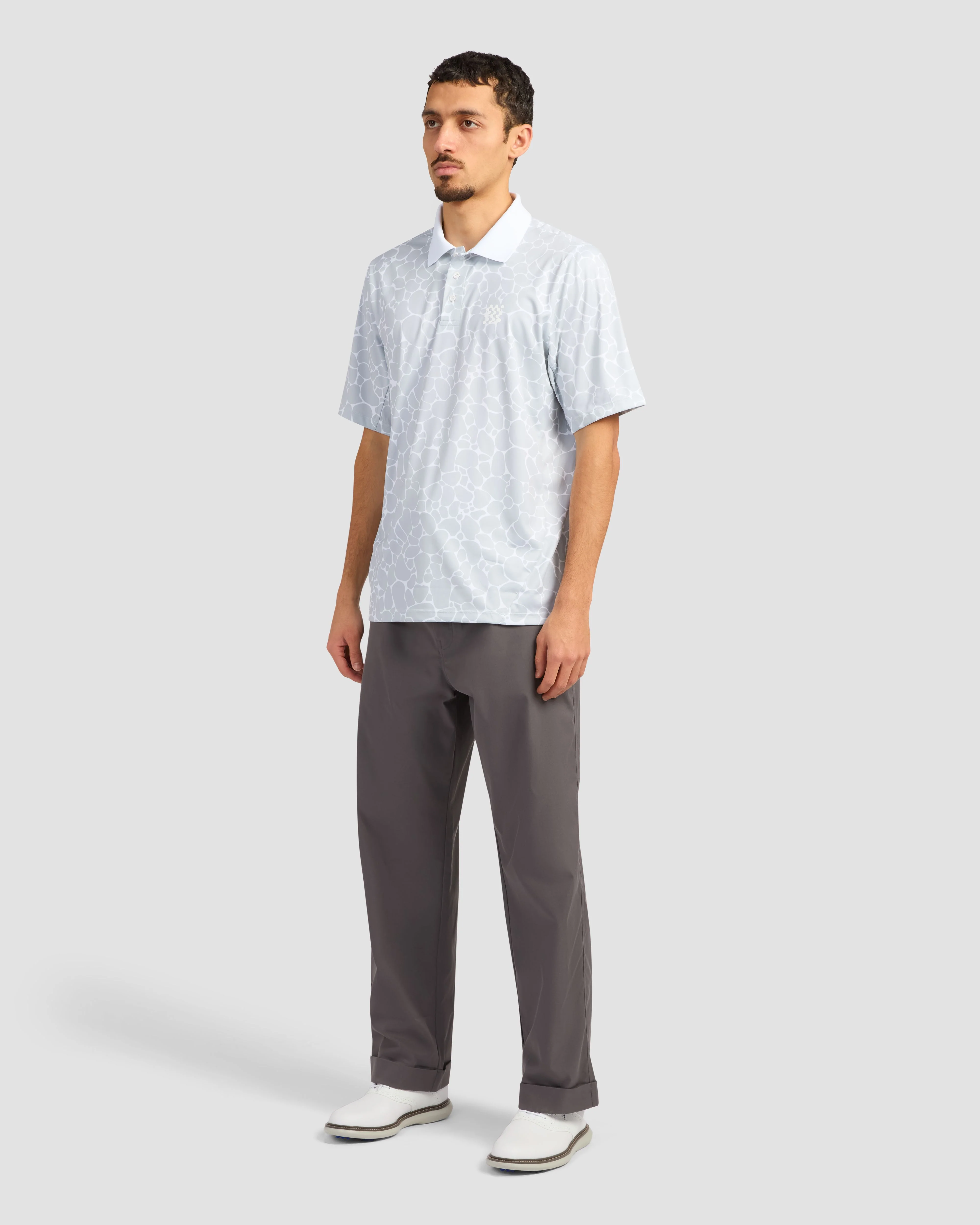 Manors The Course Polo AOP - White - Image 6