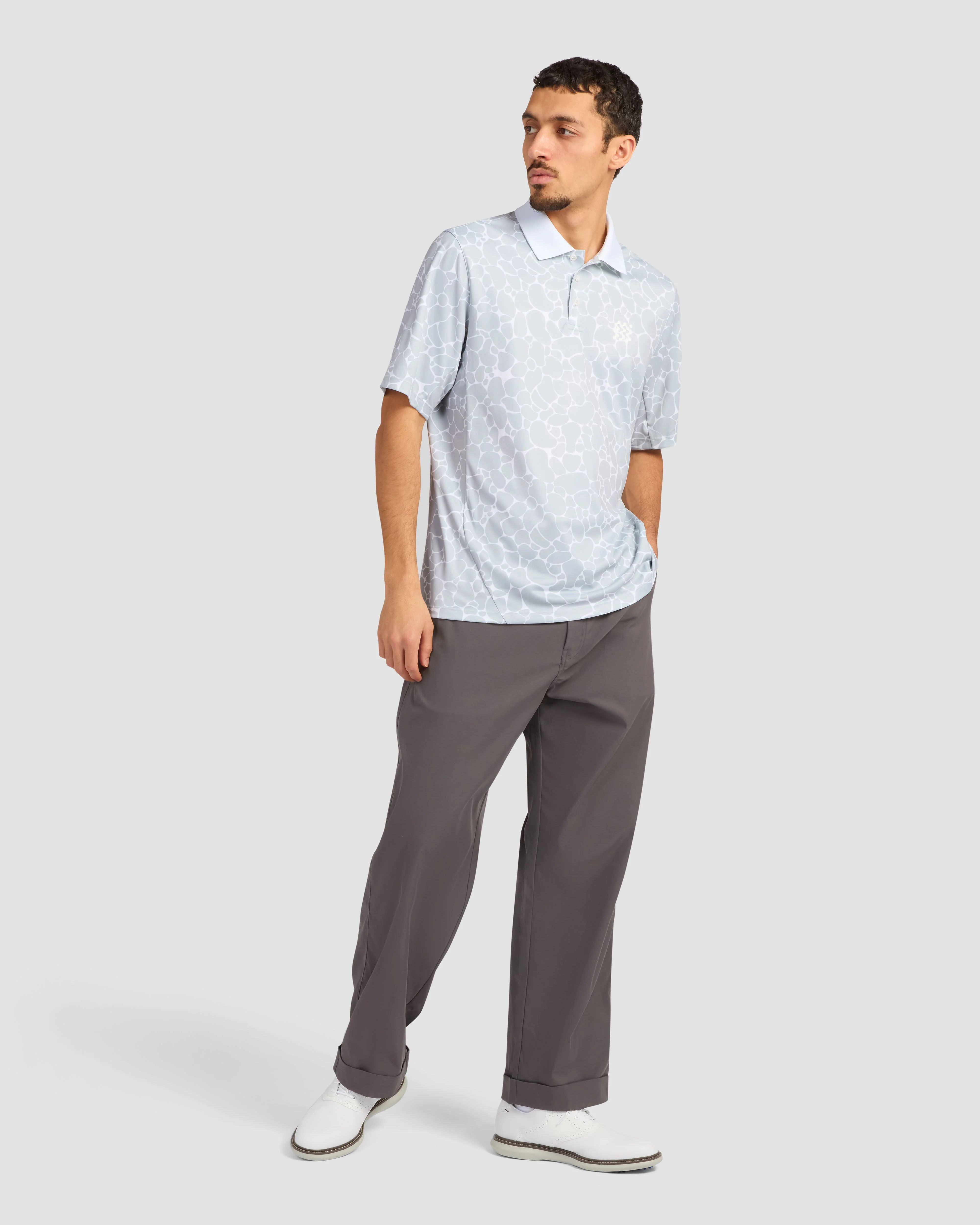 Manors The Course Polo AOP - White - Image 8