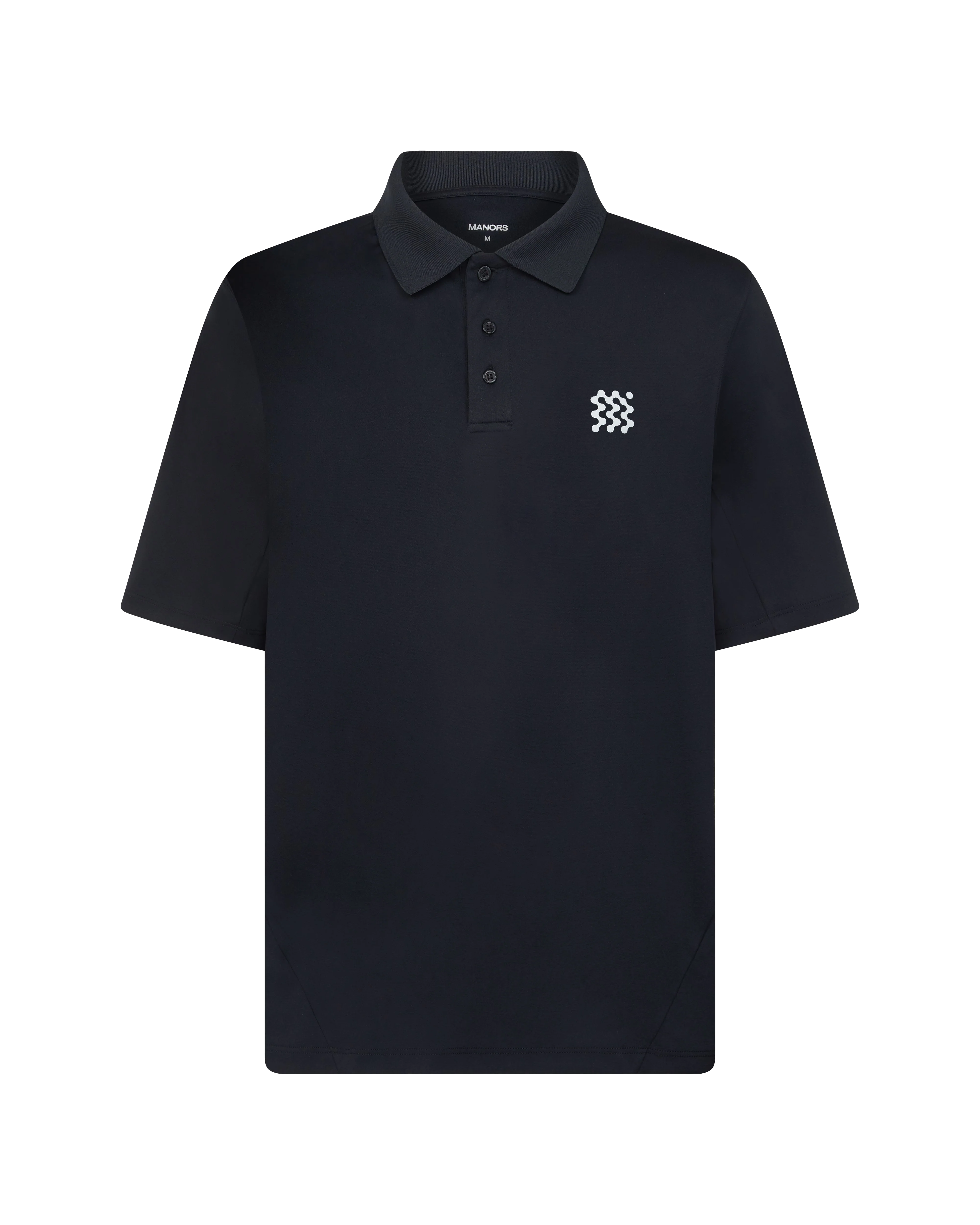 Manors The Course Polo - Black - Image 3