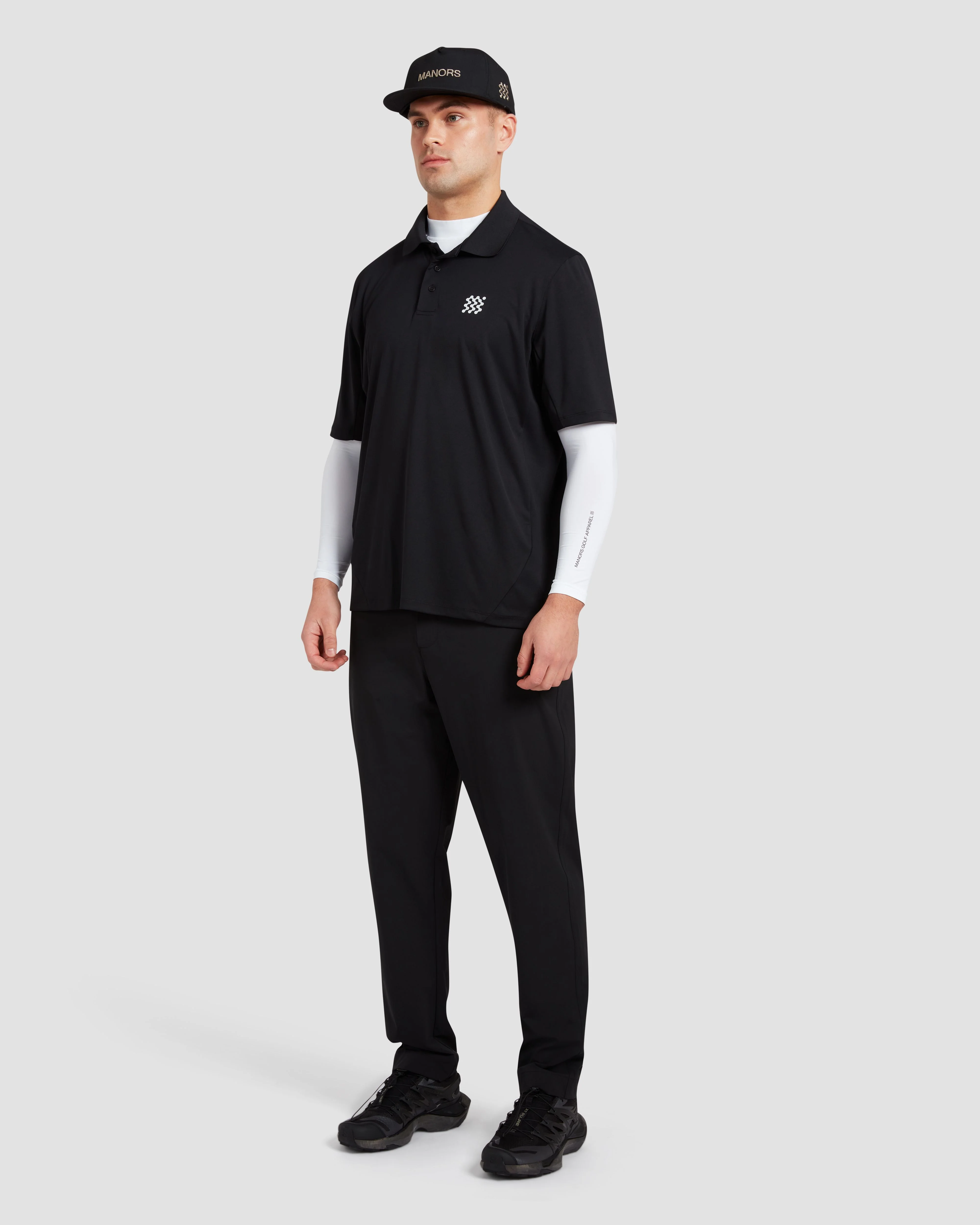 Manors The Course Polo - Black - Image 5