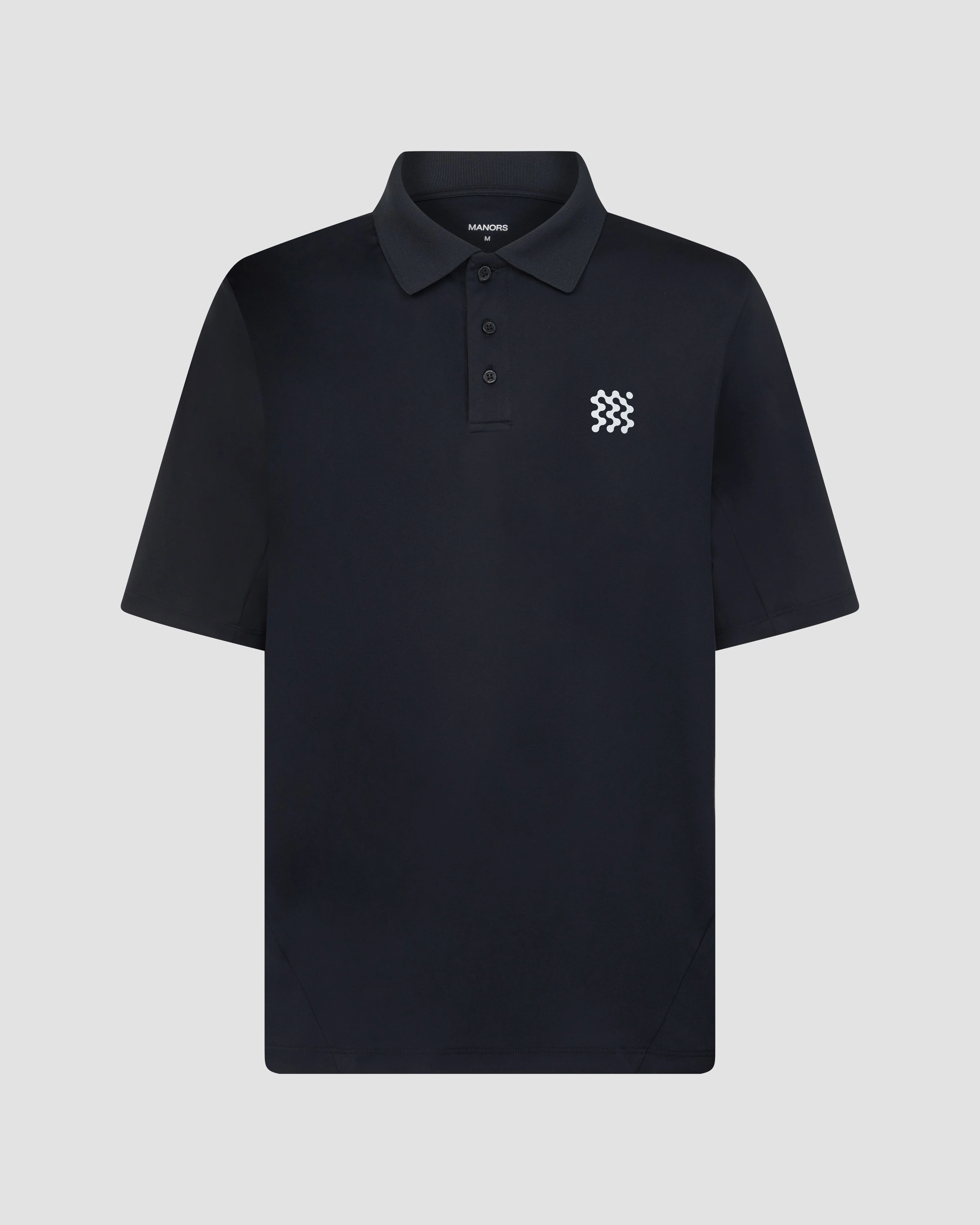 Manors The Course Polo - Black - Image 7