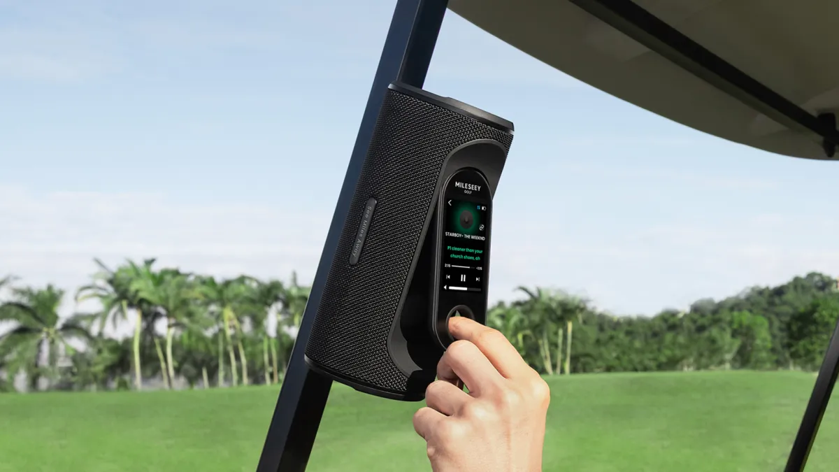 MILESEEY GeneSonic Pro Detachable Golf GPS Speaker - Image 10