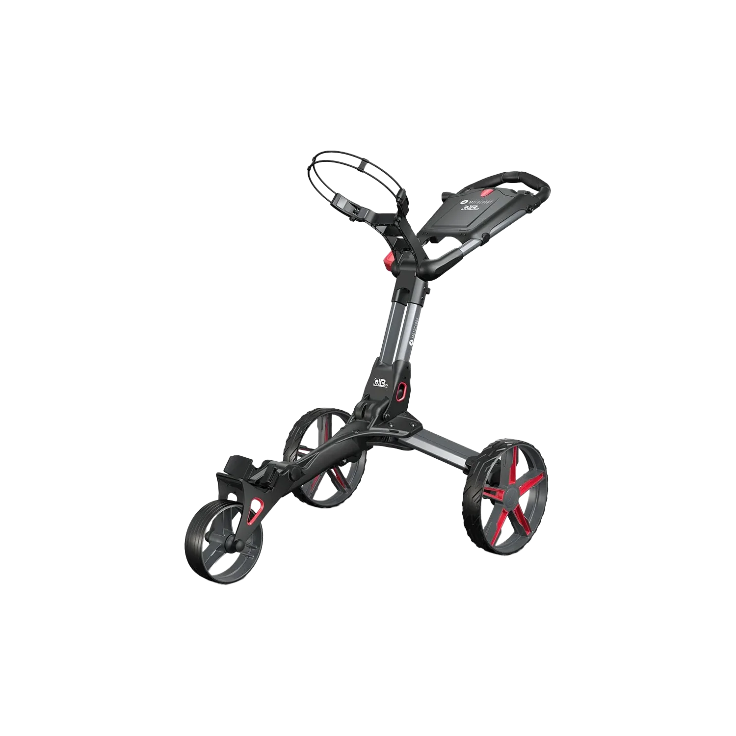 MotoCaddy 2025 QB2 Push Trolley - Red - Image 2