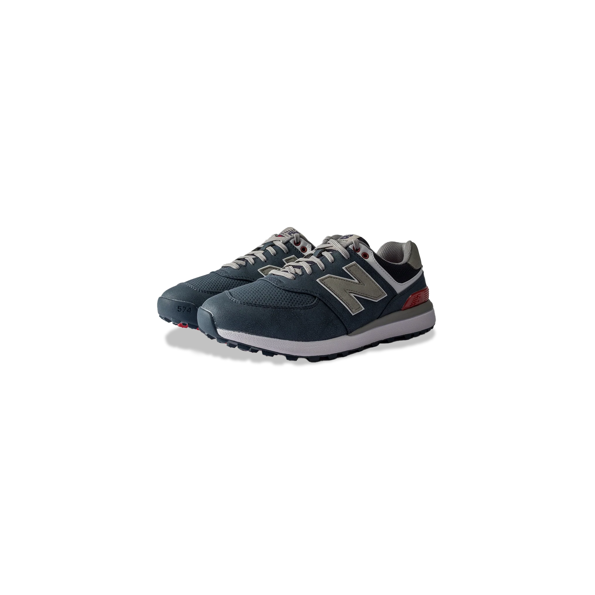 New Balance 574 Greens V2 - Navy - Image 3