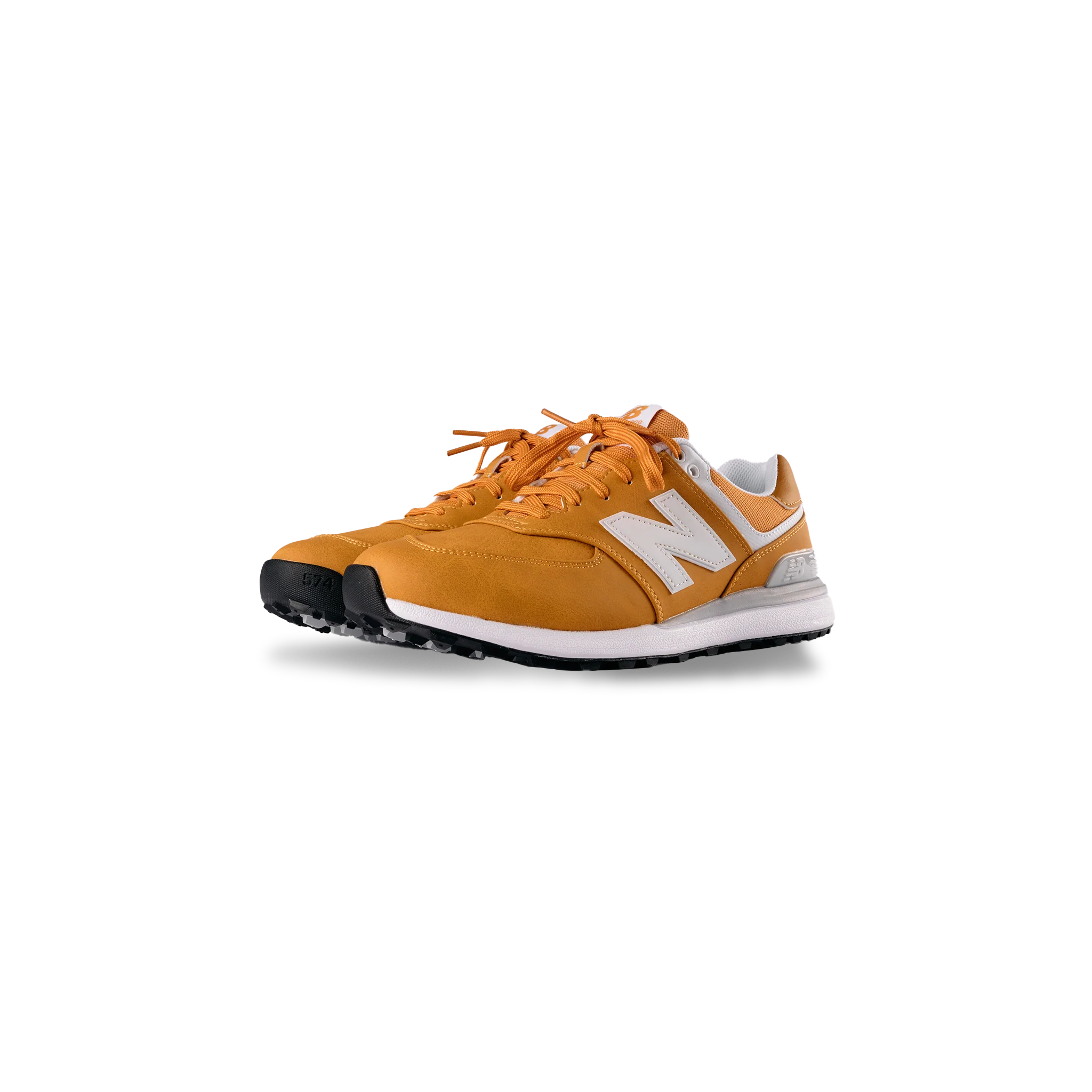New Balance "574" Greens/Wheat Golf Shoes - Image 3