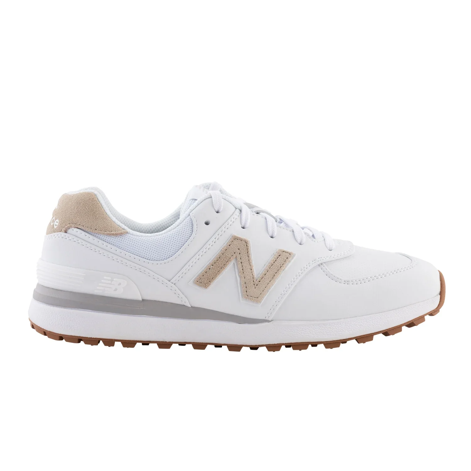 New Balance 574 Greens v2 - White/Tan - Image 8