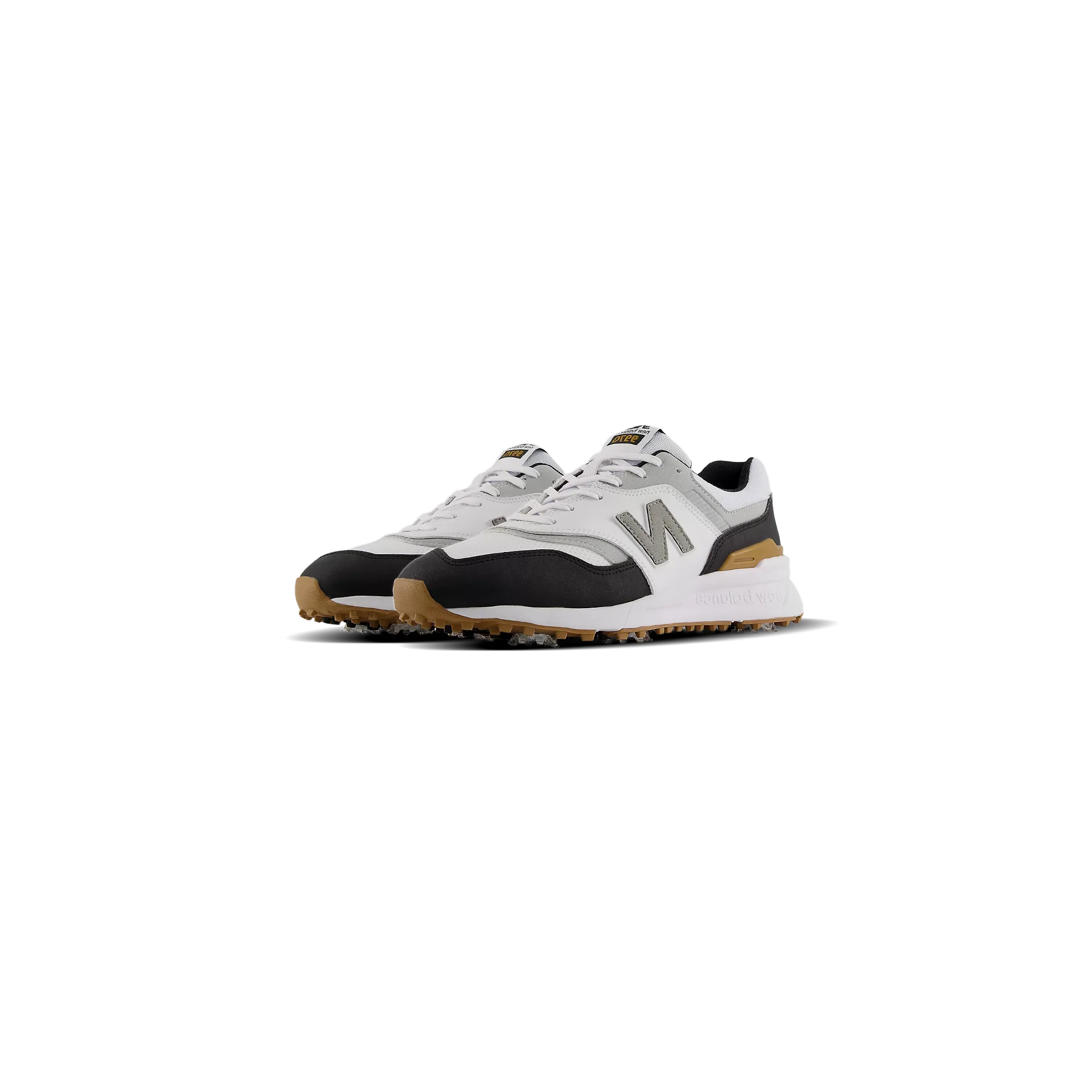 New Balance Golf 997 Spiked - White/Black - Image 2