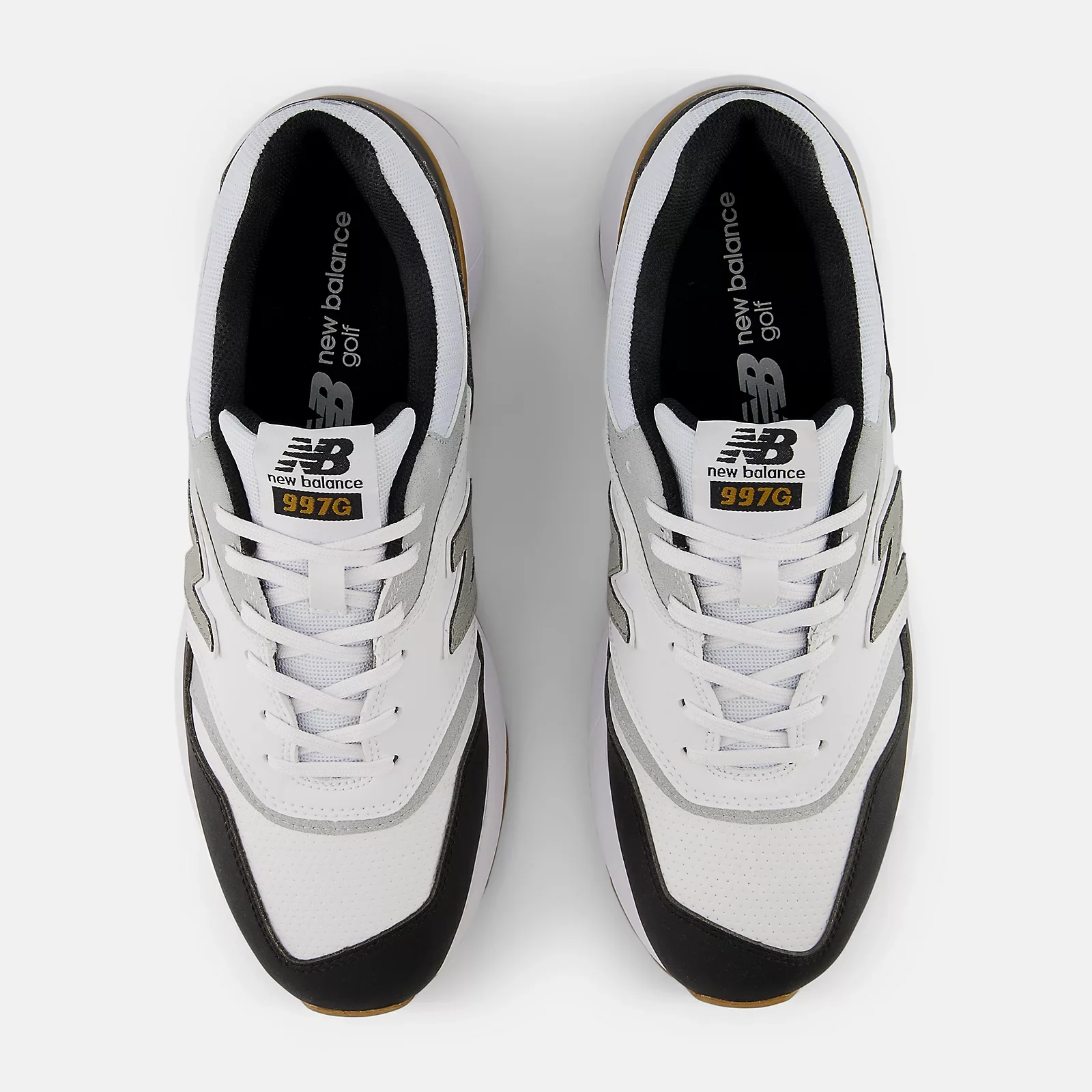 New Balance Golf 997 Spiked - White/Black - Image 5