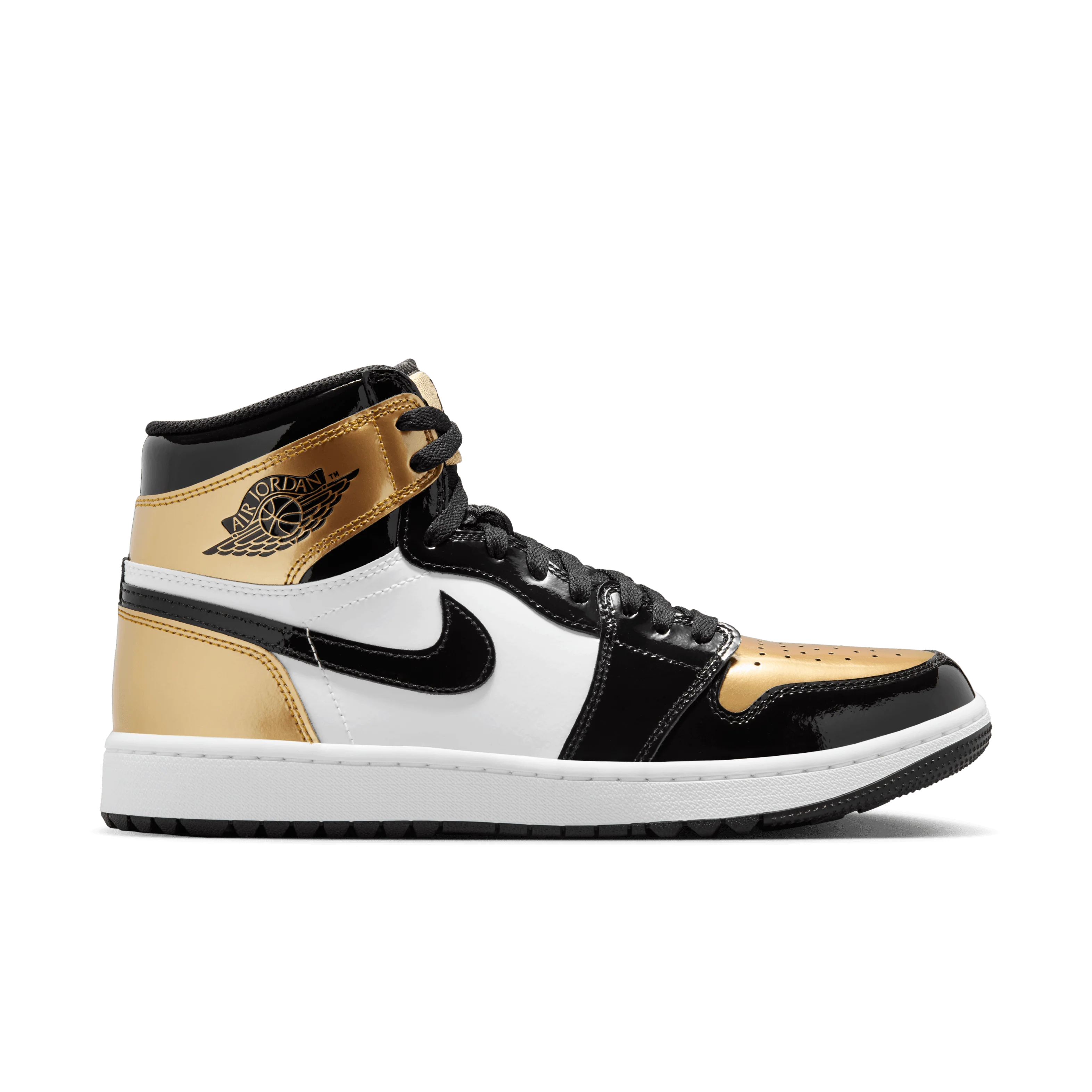 Nike Air Jordan 1 High Golf 'Gold Toe" - Image 10