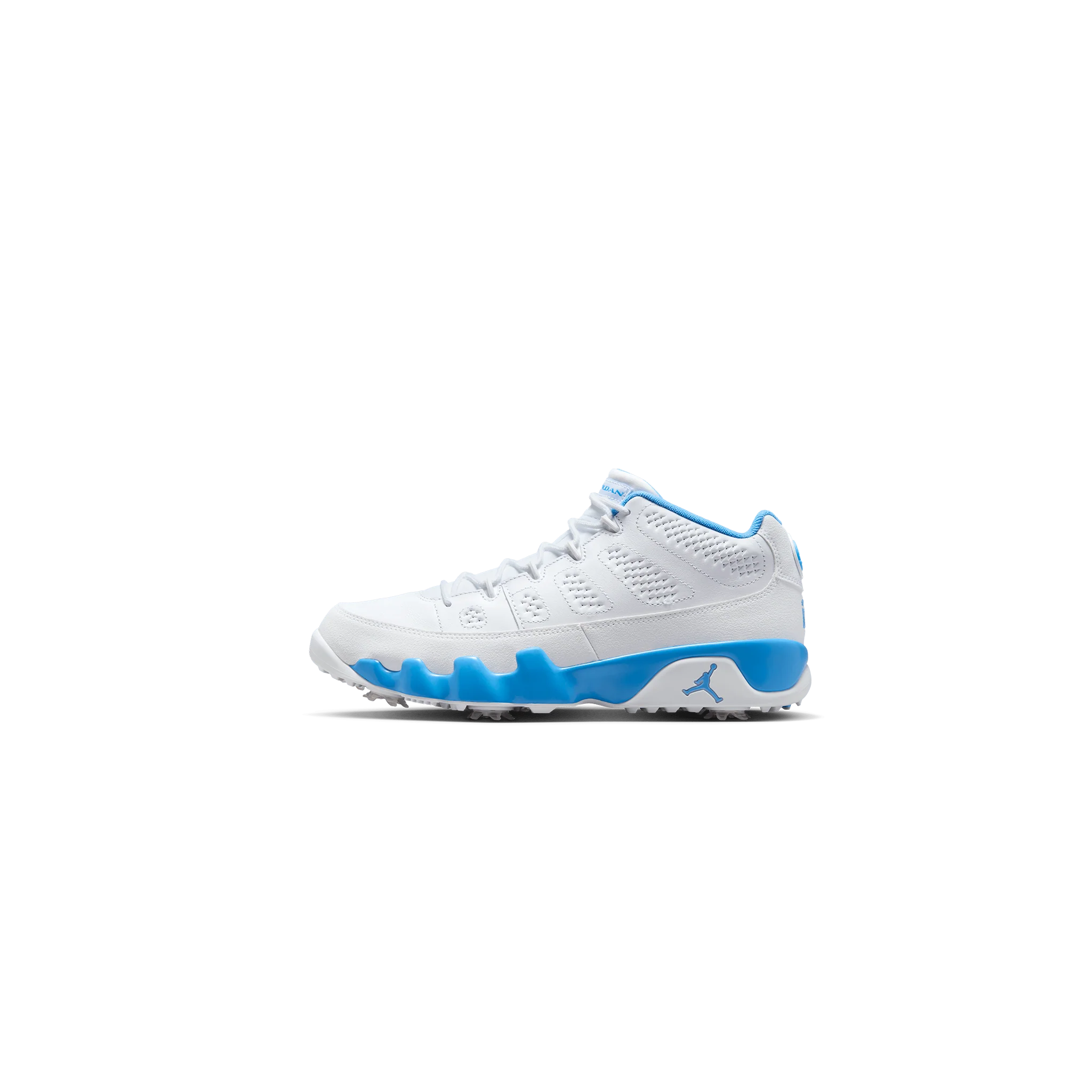 Nike Air Jordan 9 'UNC' Powder Blue/ White Golf