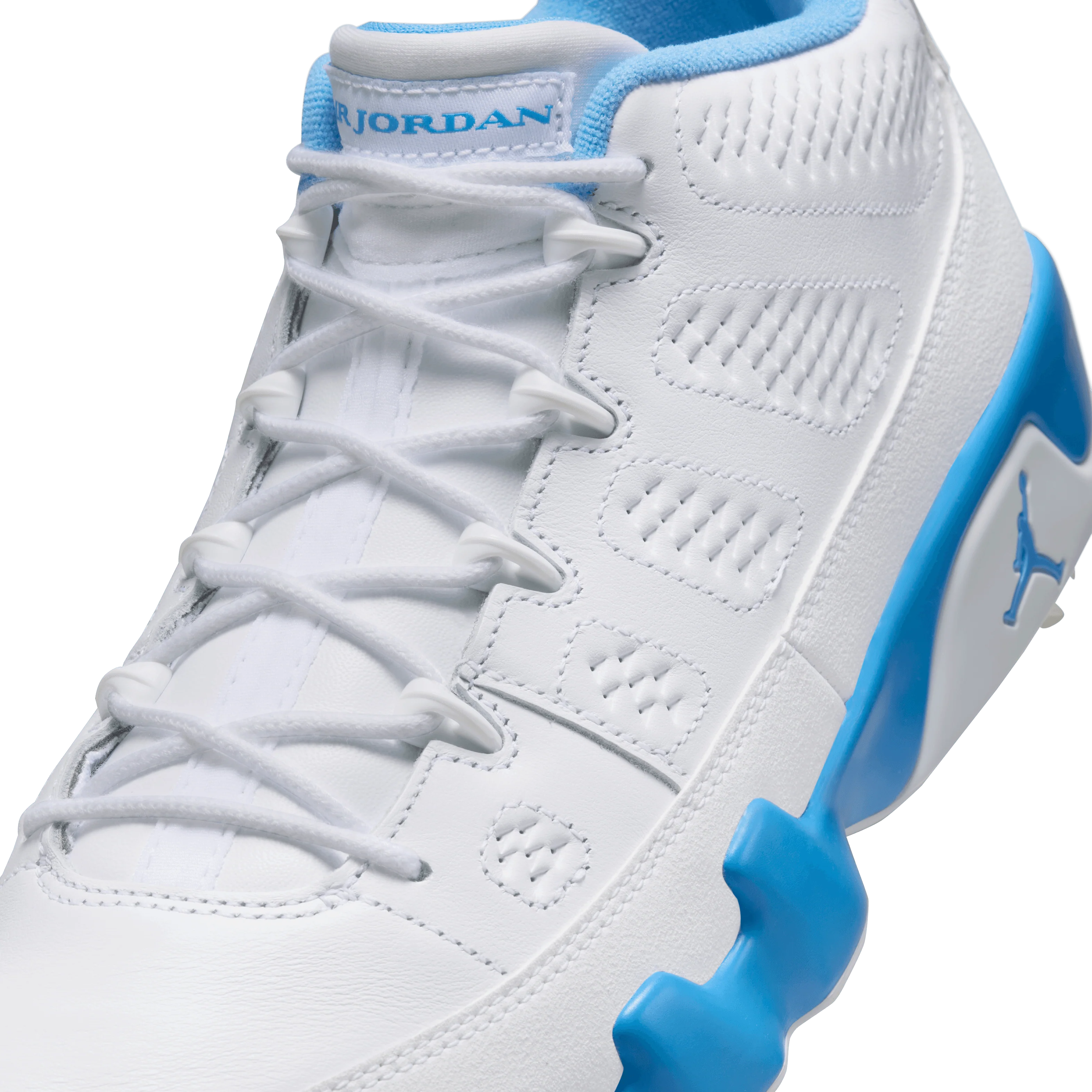 Nike Air Jordan 9 'UNC' Powder Blue/ White Golf - Image 11