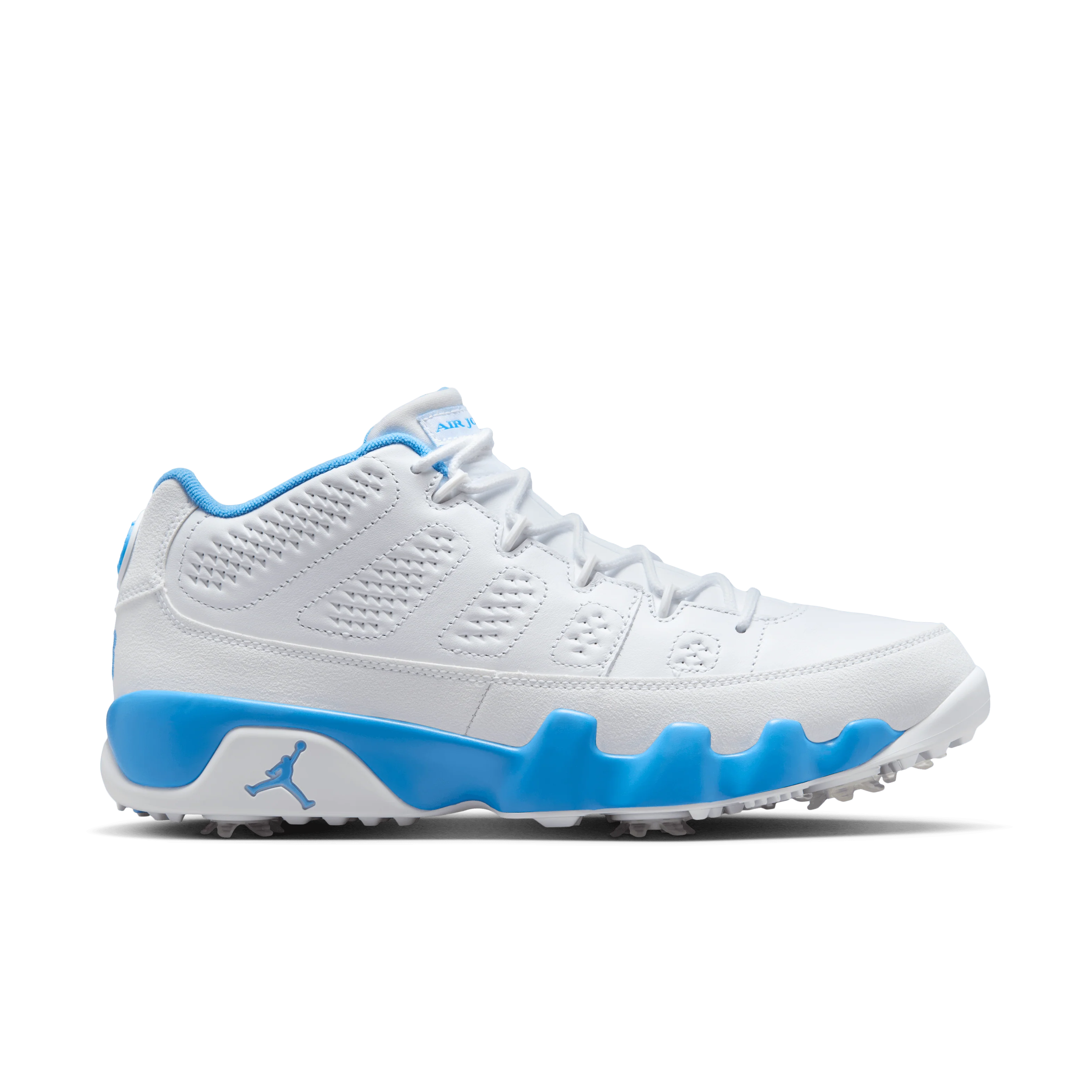 Nike Air Jordan 9 'UNC' Powder Blue/ White Golf - Image 5