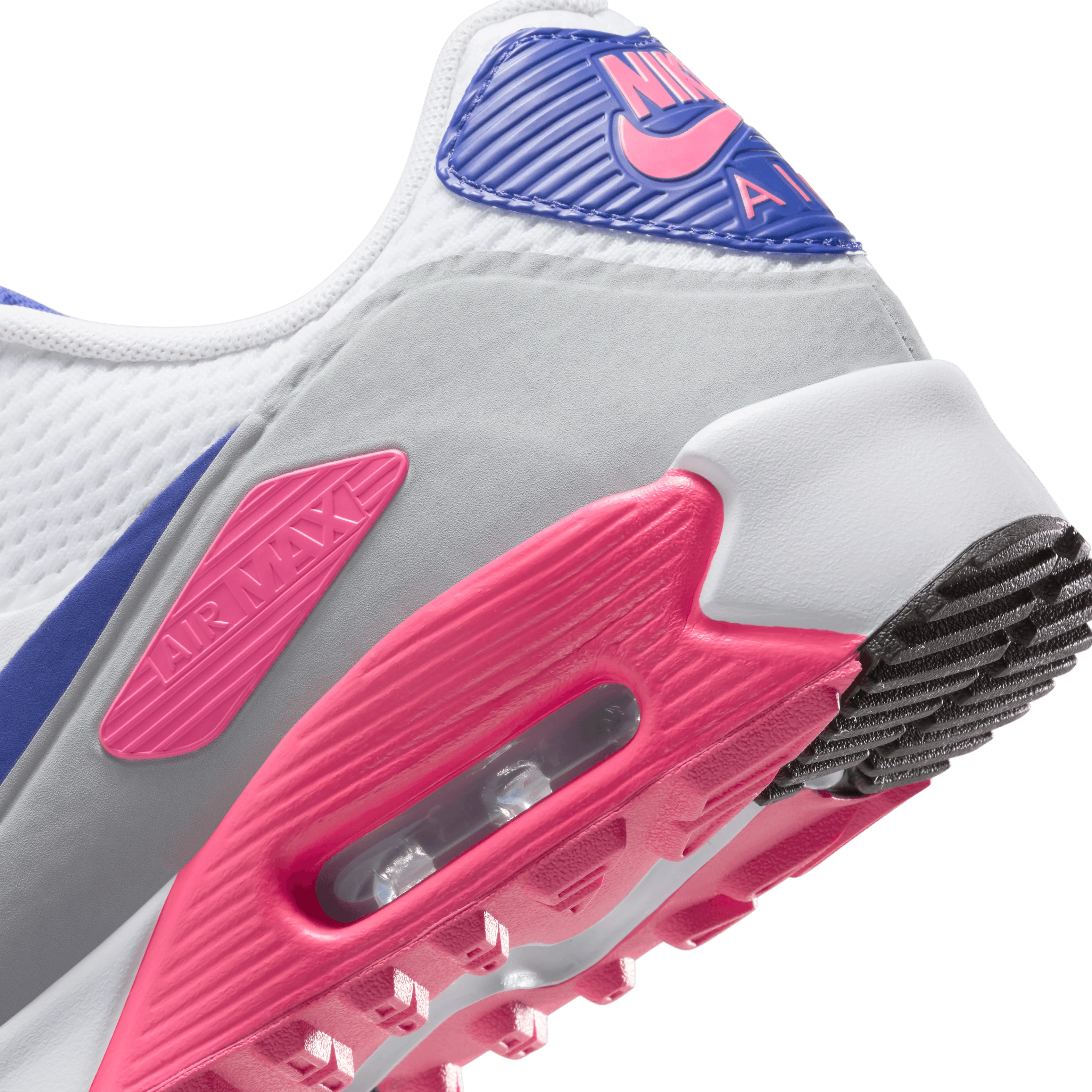 Nike Air Max 90 Golf - White/Concord/Laser Pink - Image 12