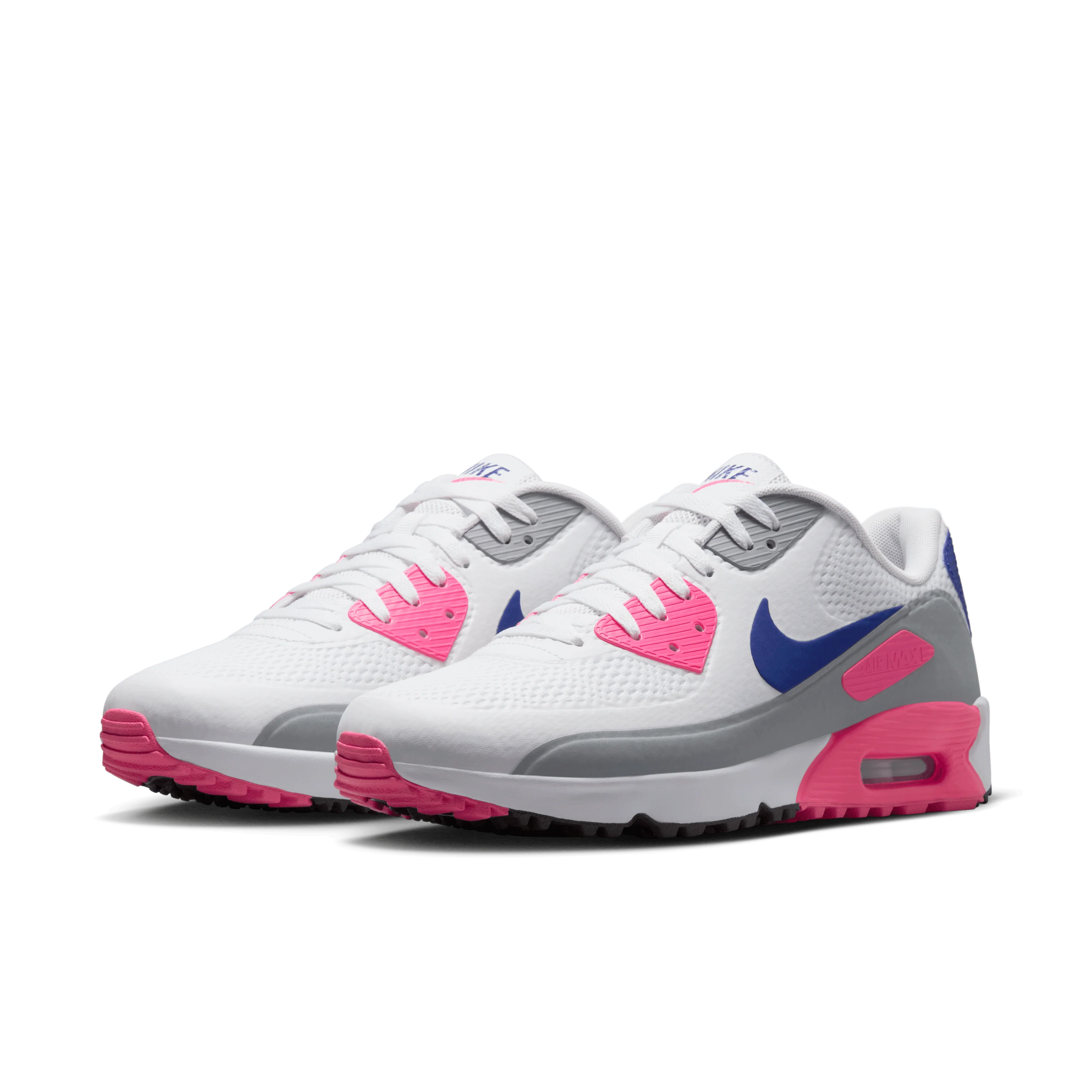 Nike Air Max 90 Golf - White/Concord/Laser Pink - Image 5
