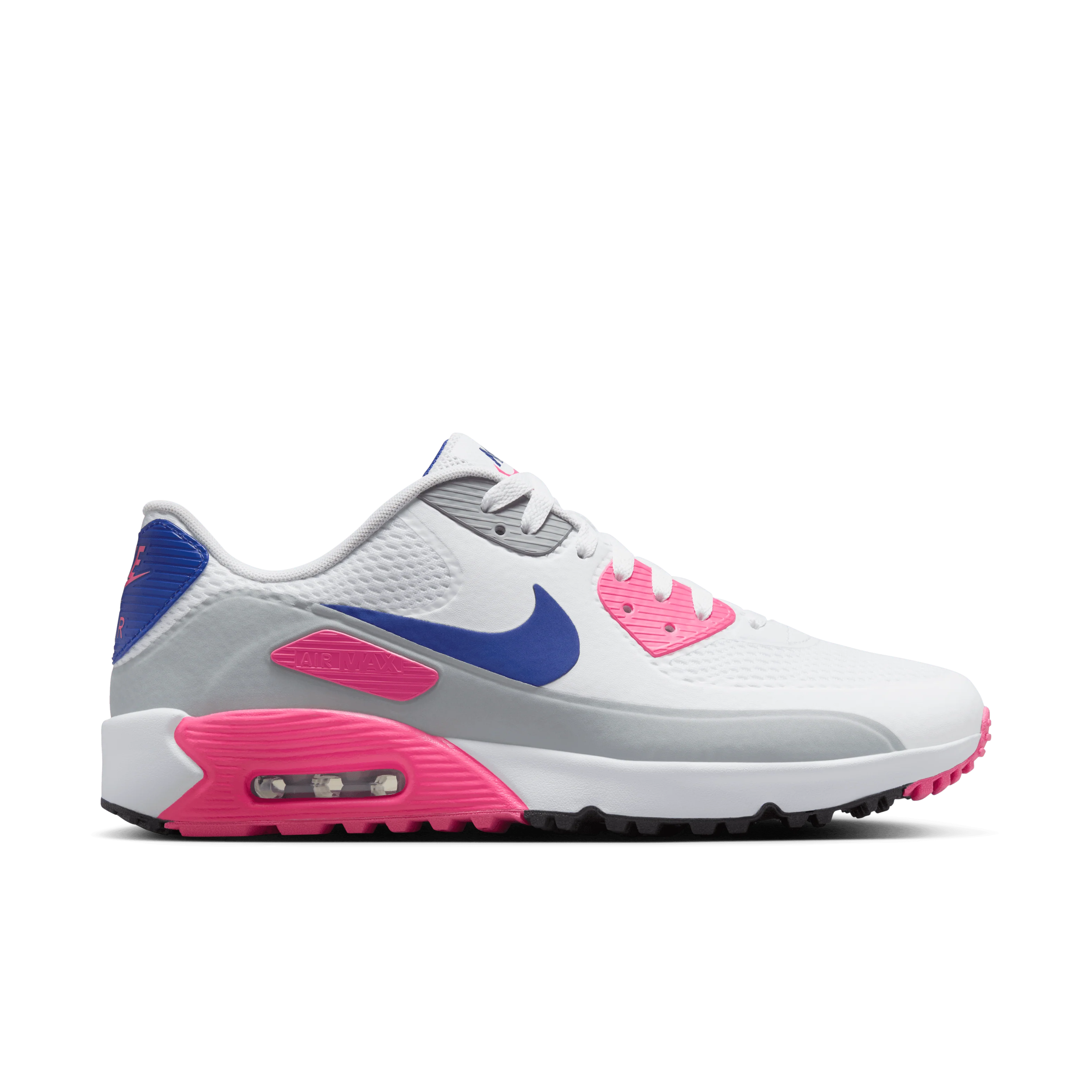 Nike Air Max 90 Golf - White/Concord/Laser Pink - Image 8