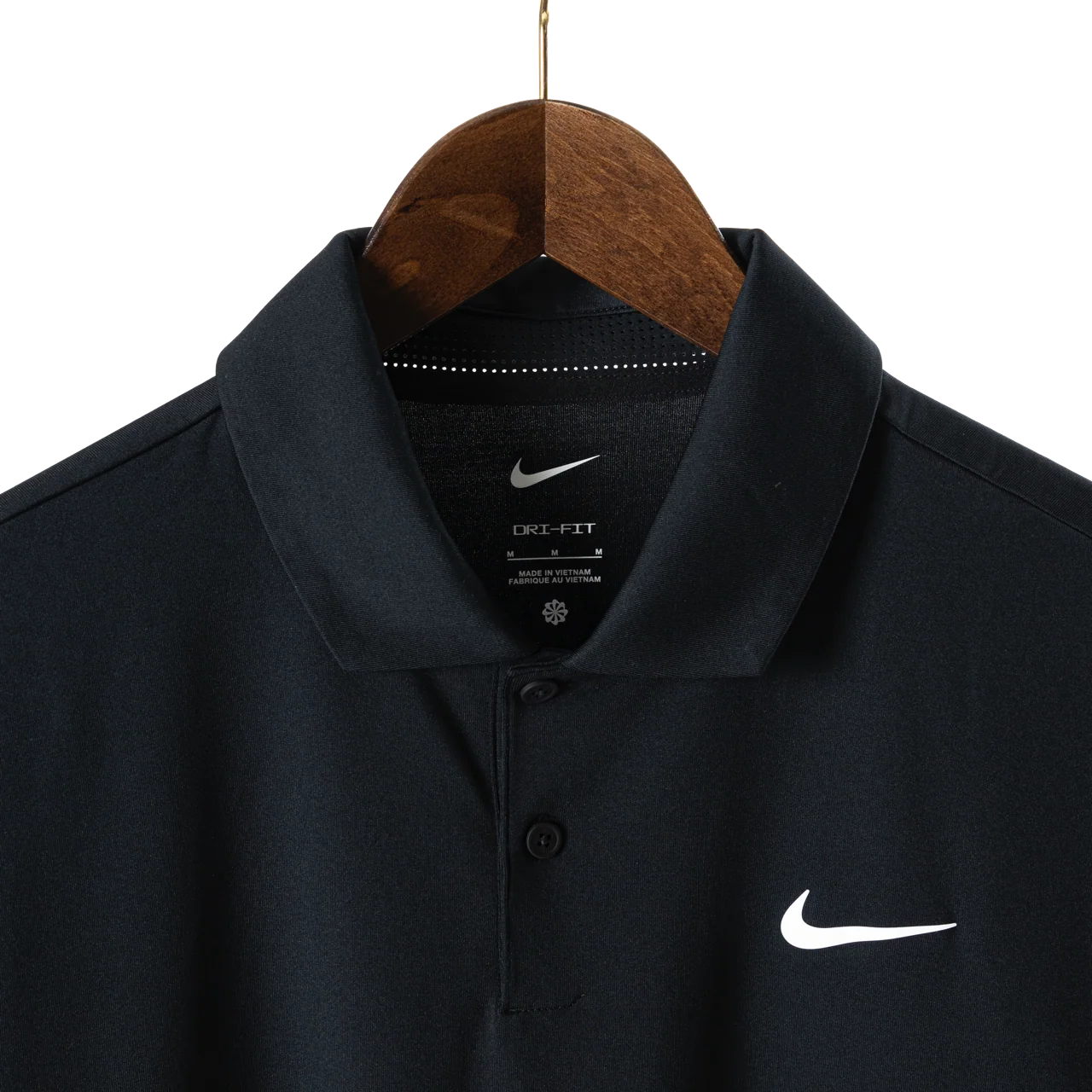 Nike x Bisque Dri-FIT Tour Men's Solid Golf Polo Black - Image 5