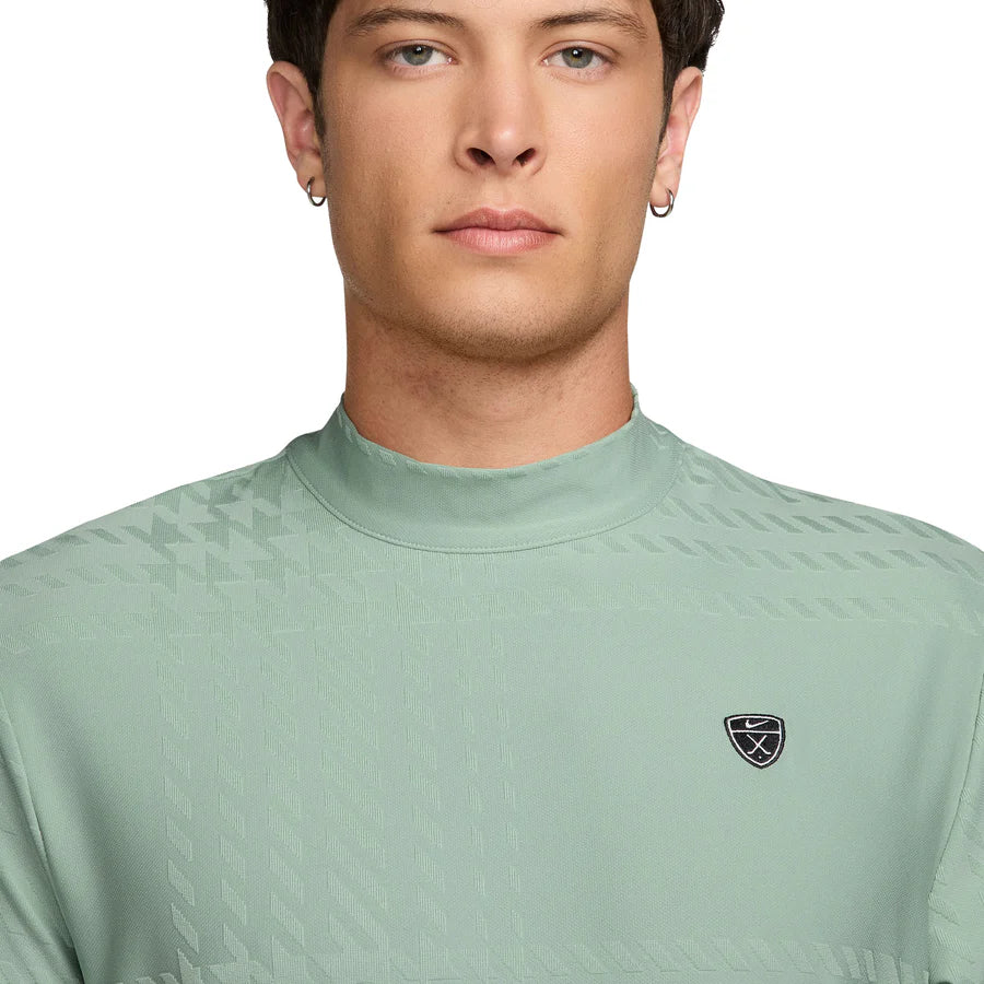 Nike Men's Dri-FIT Tartan Golf Top - Steam/Green - Image 5