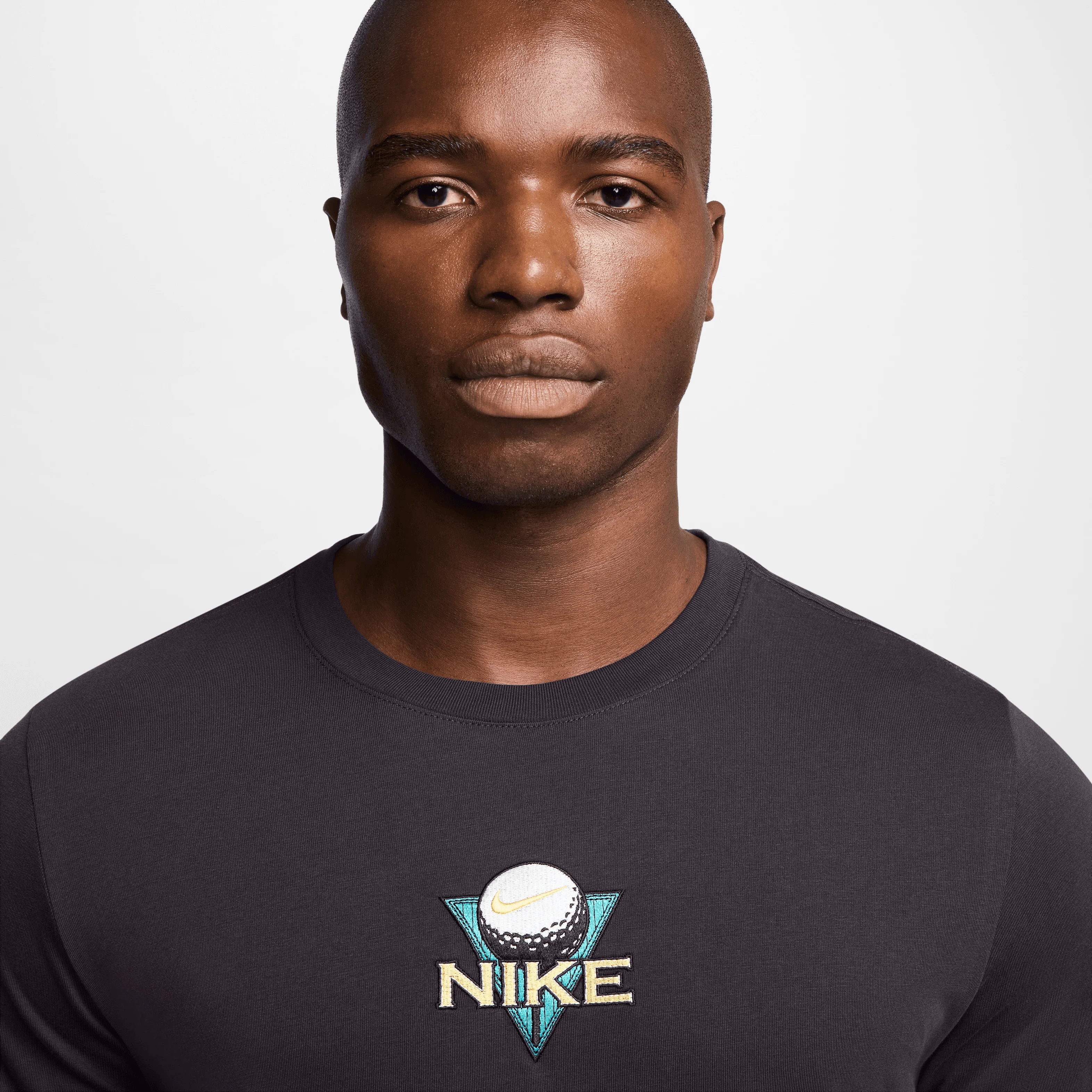 Nike Men's Golf T-Shirt - Black - Image 4