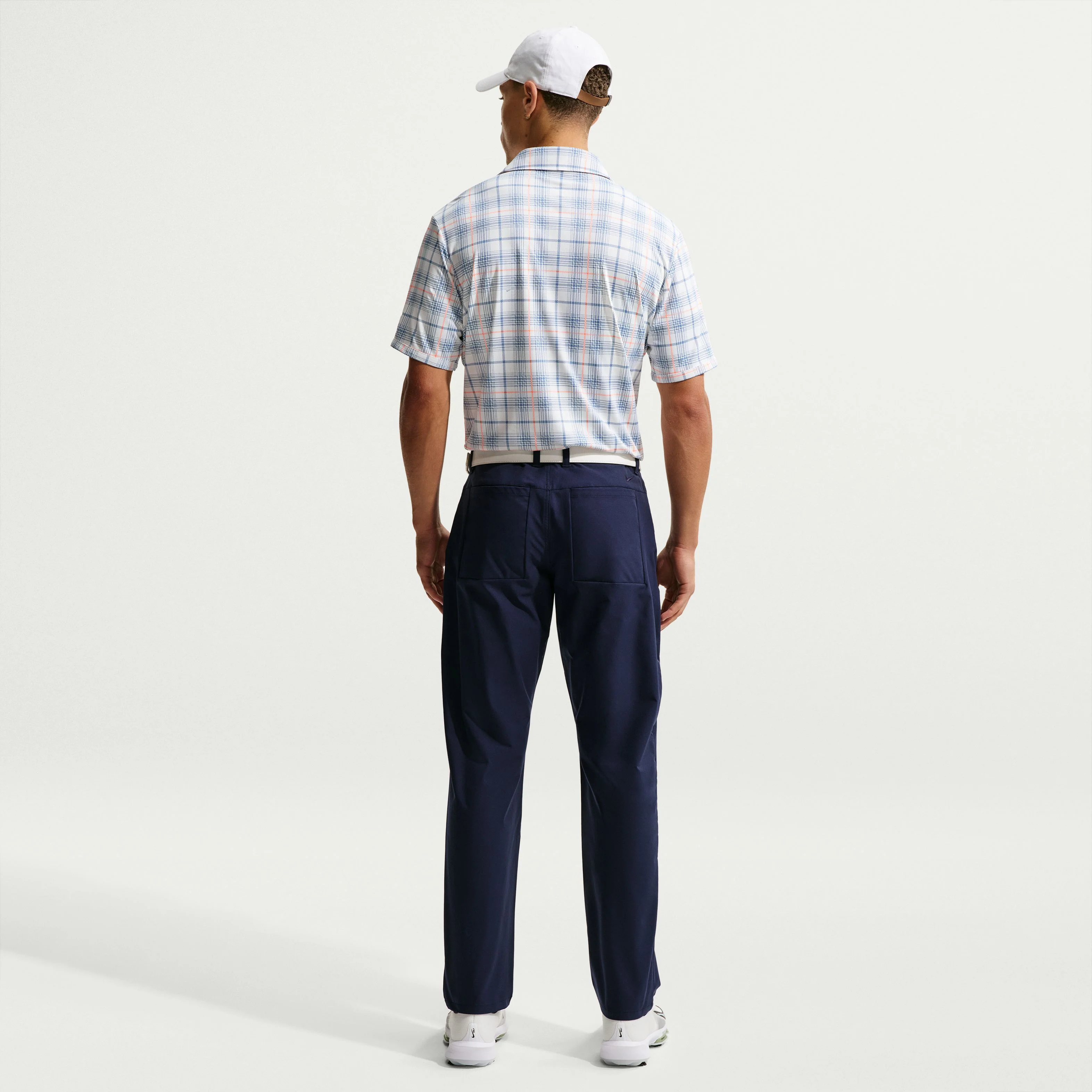 Nike Par Tartan Polo - Sail - Image 3