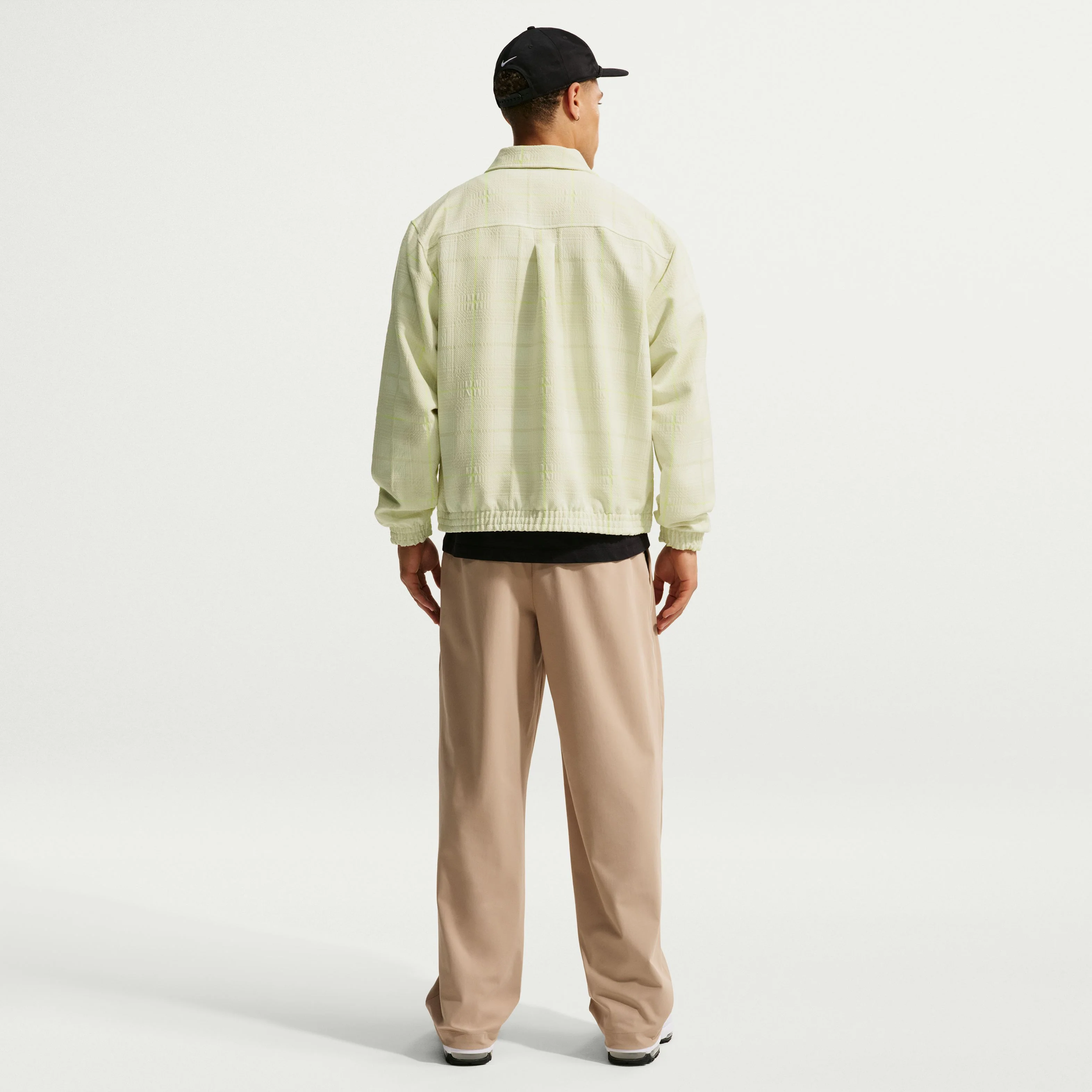 Nike Tartan Jacket - Sail - Image 3