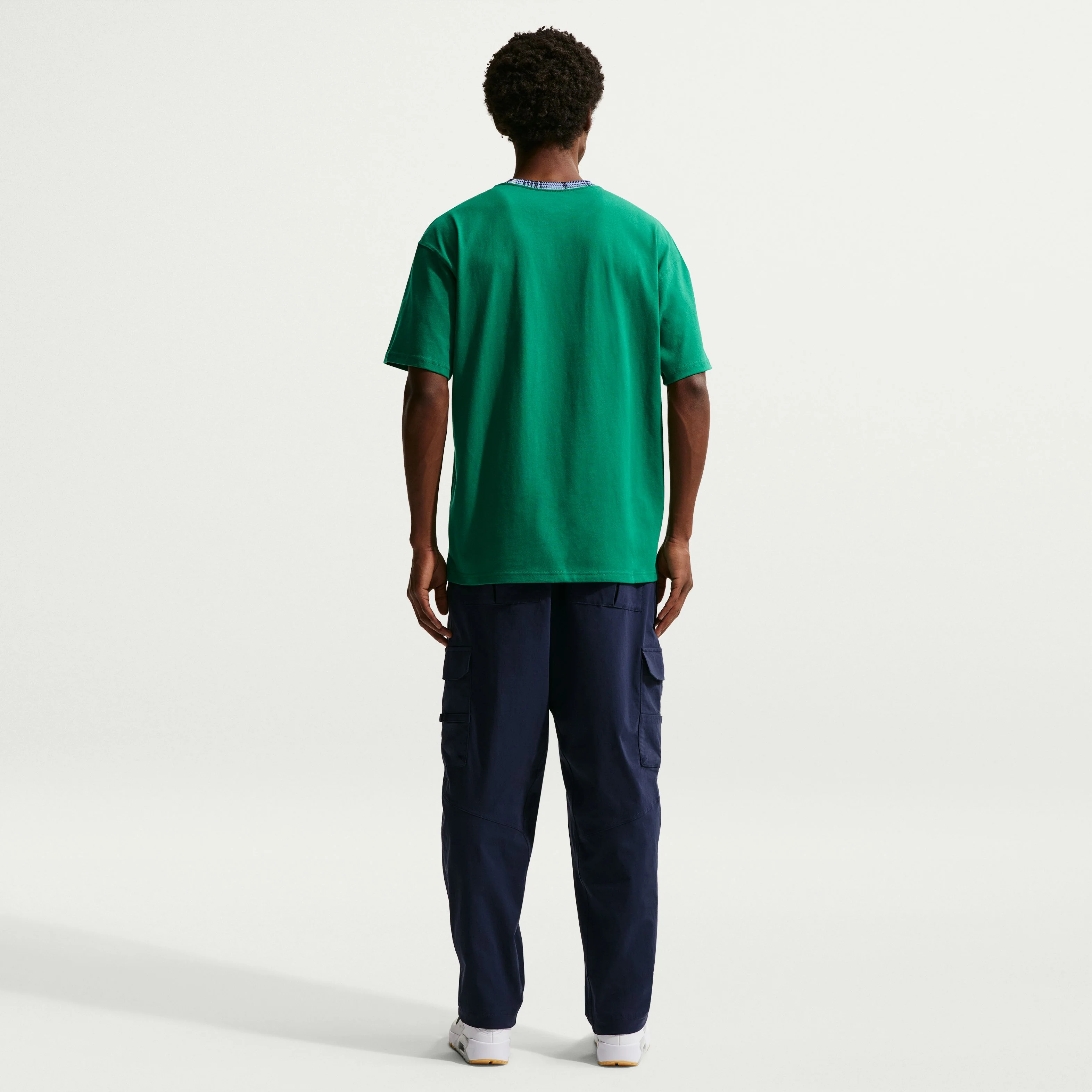 Nike Tartan T-Shirt - Green - Image 3