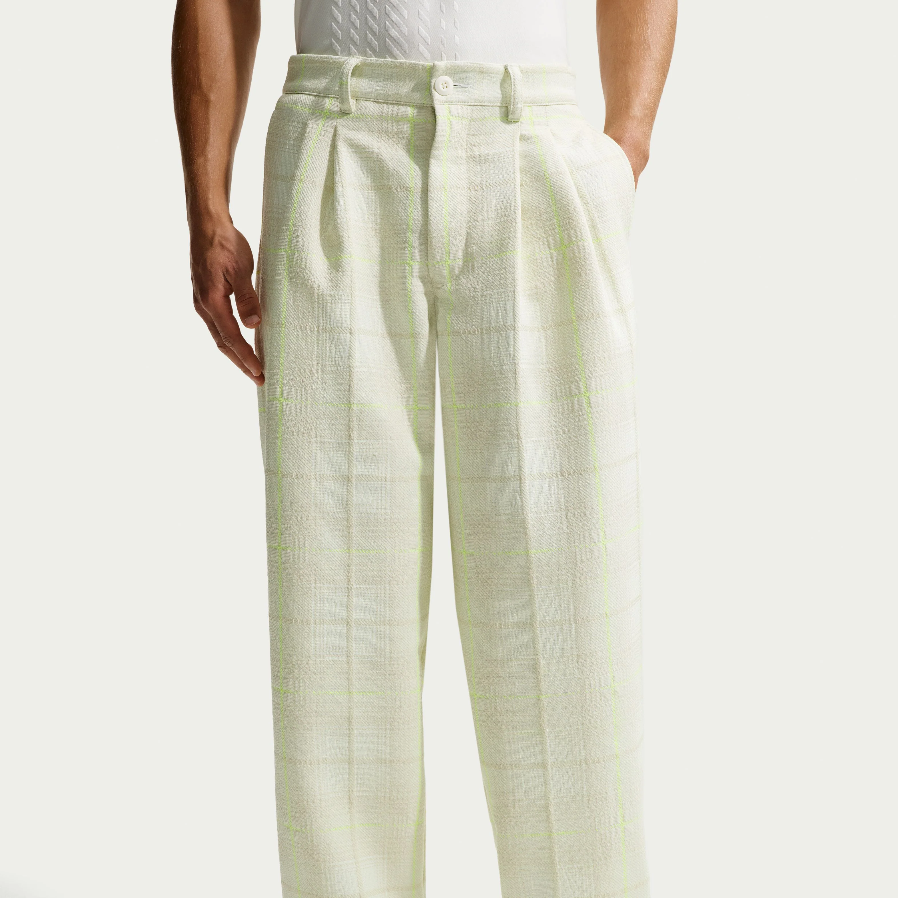 Nike Golf Tartan Pant - Sail - Image 2