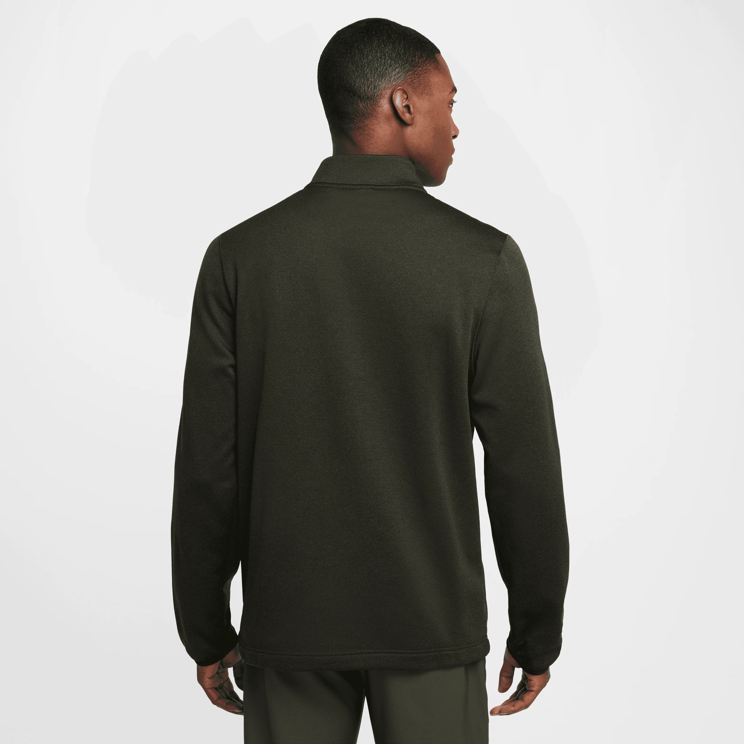 Nike Therma-FIT Victory Men's 1/4-Zip Golf Top - Khaki - Image 2