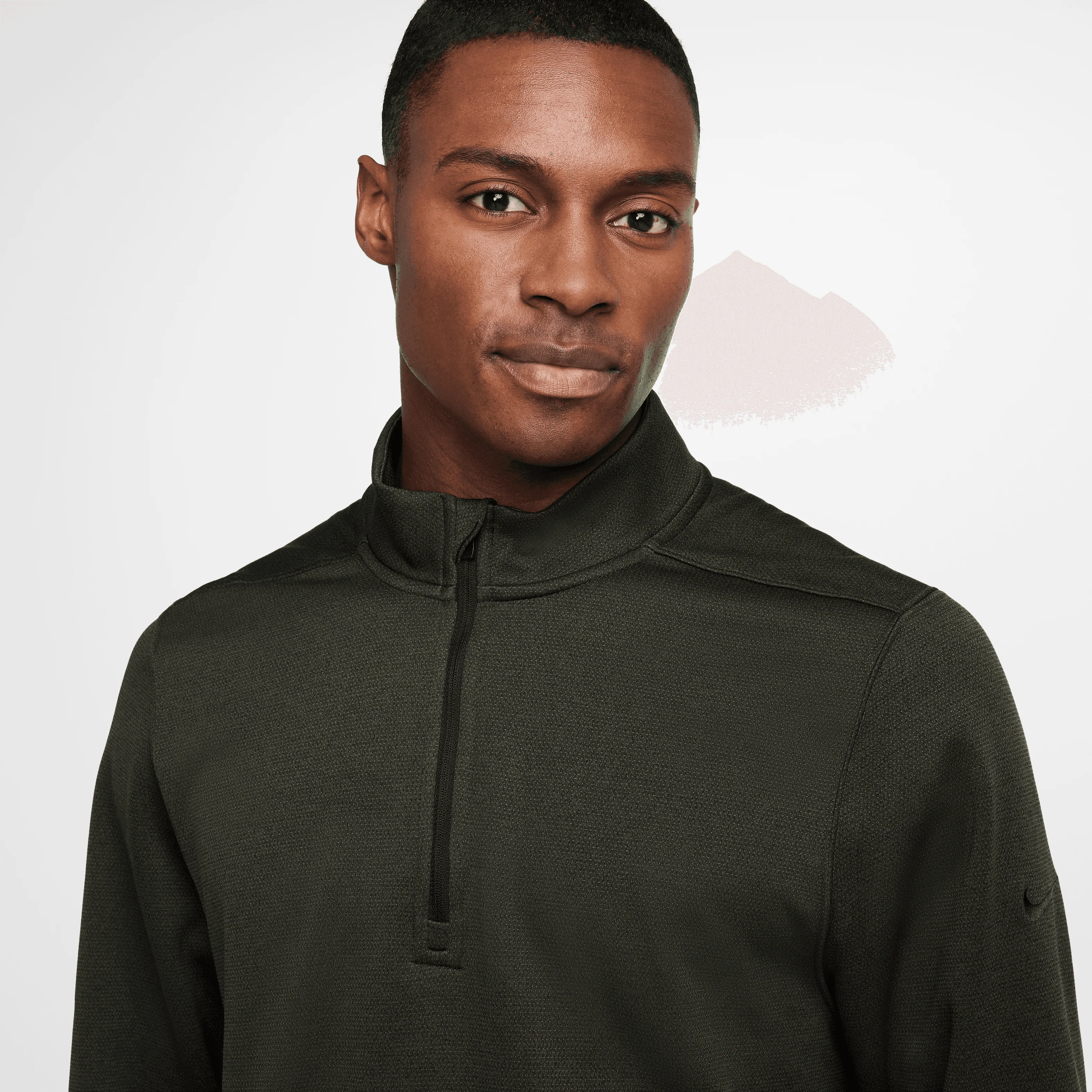 Nike Therma-FIT Victory Men's 1/4-Zip Golf Top - Khaki - Image 3
