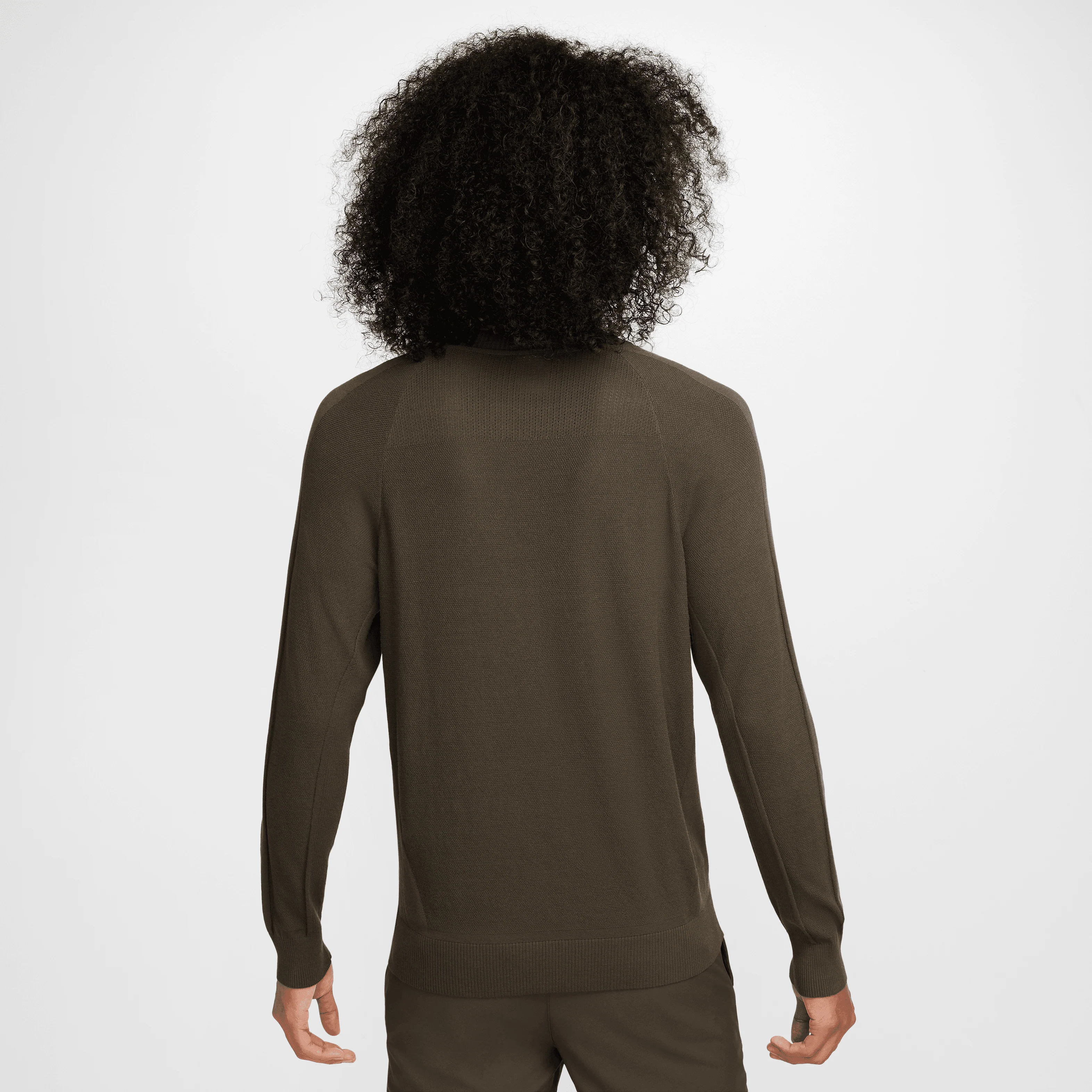 Nike Tour Men's Golf Jumper Cargo Khaki/Black - Image 3