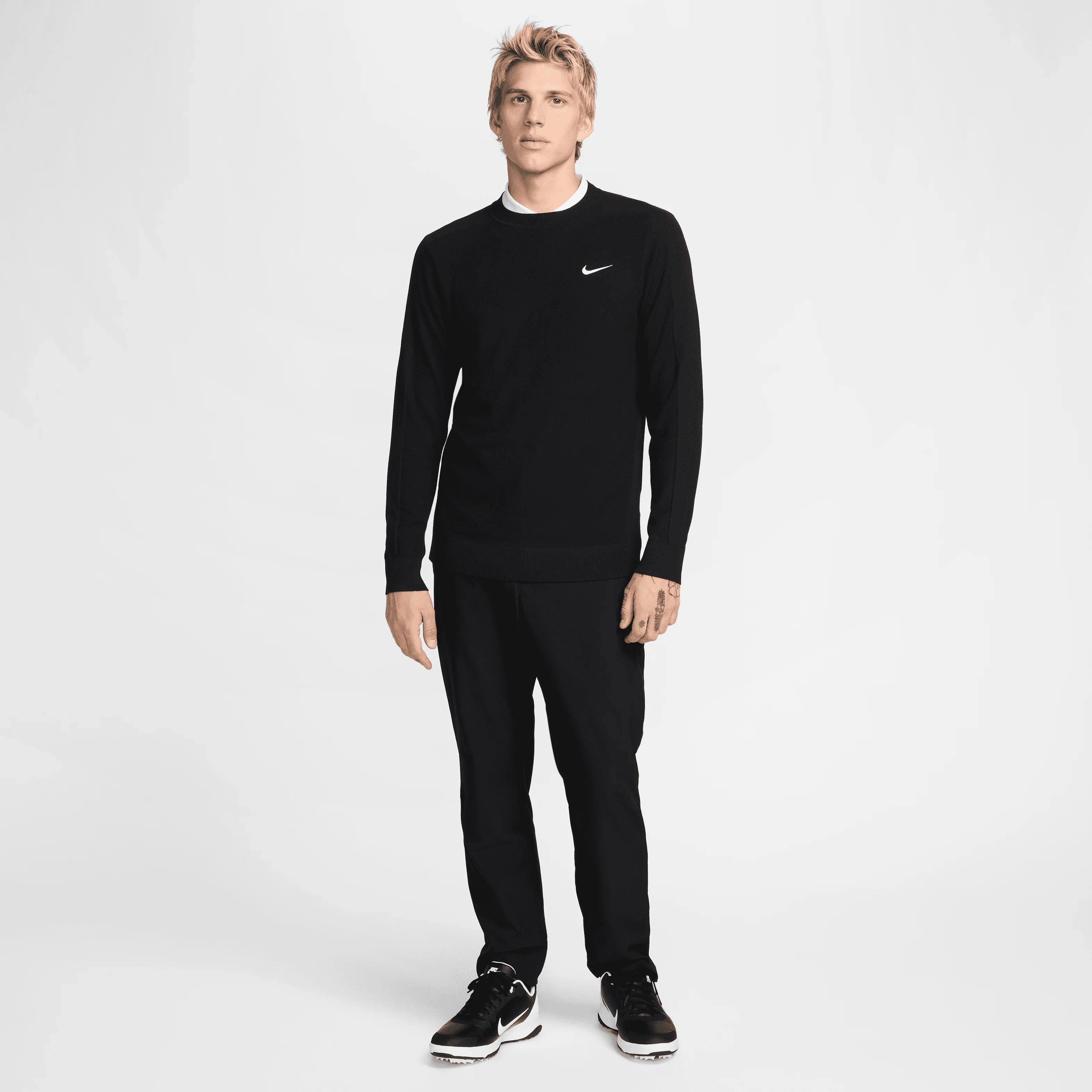 Nike Tour Men's Golf Sweater - Black - Image 6