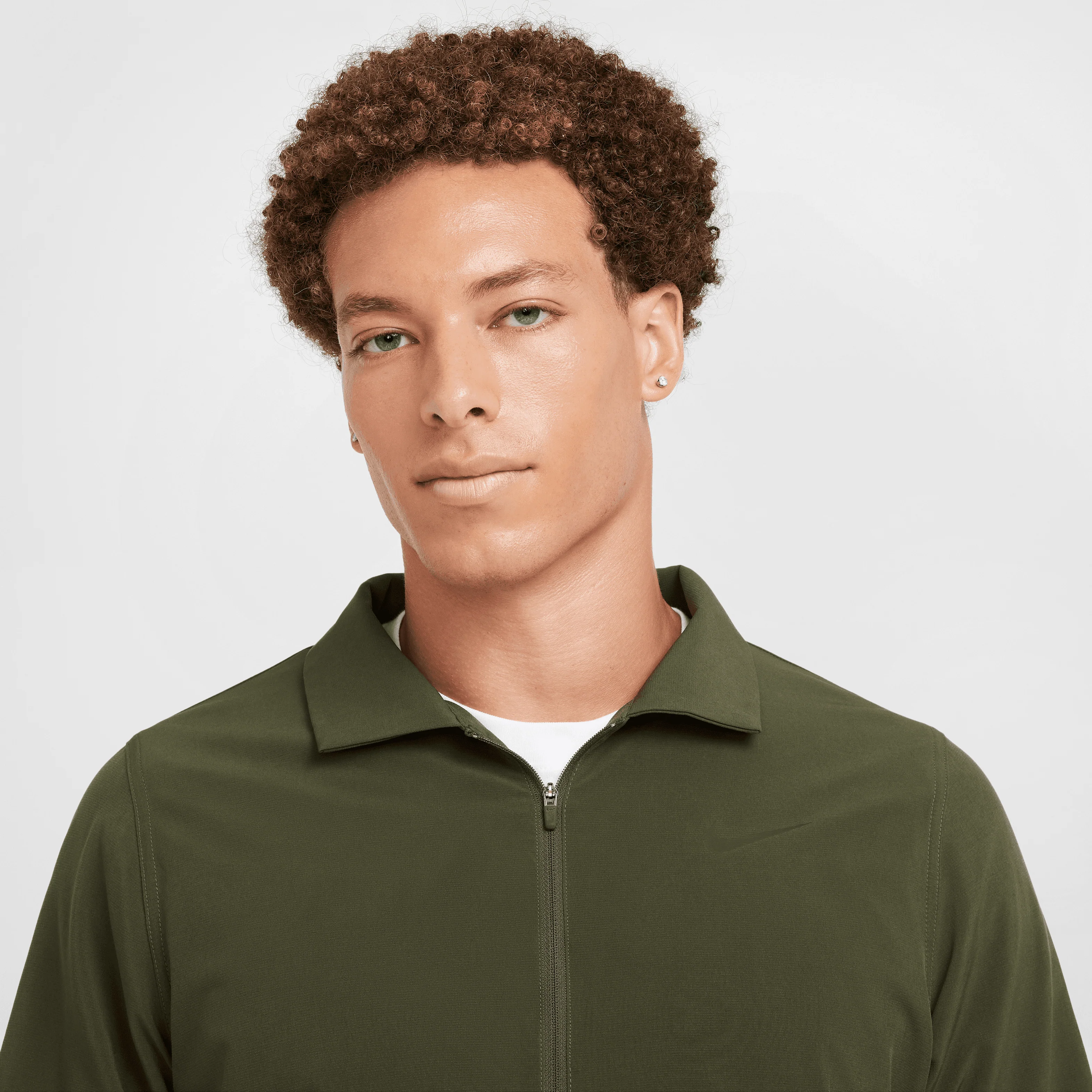 Nike Tour Men's Repel Full-Zip Golf Jacket - Cargo Khaki - Image 2