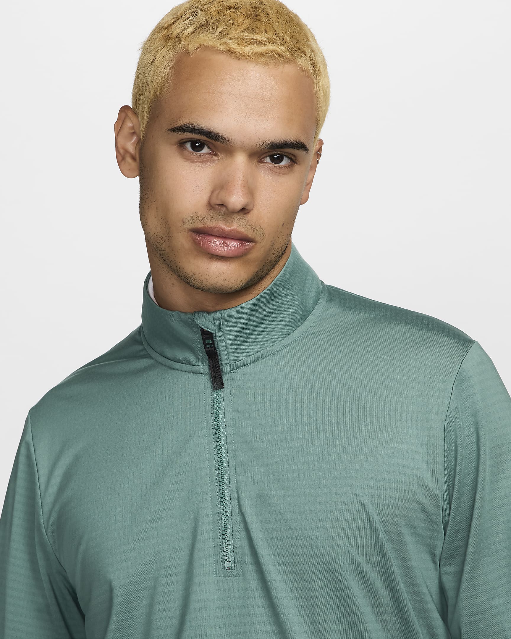 Nike Victory Men's Dri-FIT 1/2-Zip Golf Top Bicoastal/ White - Image 4