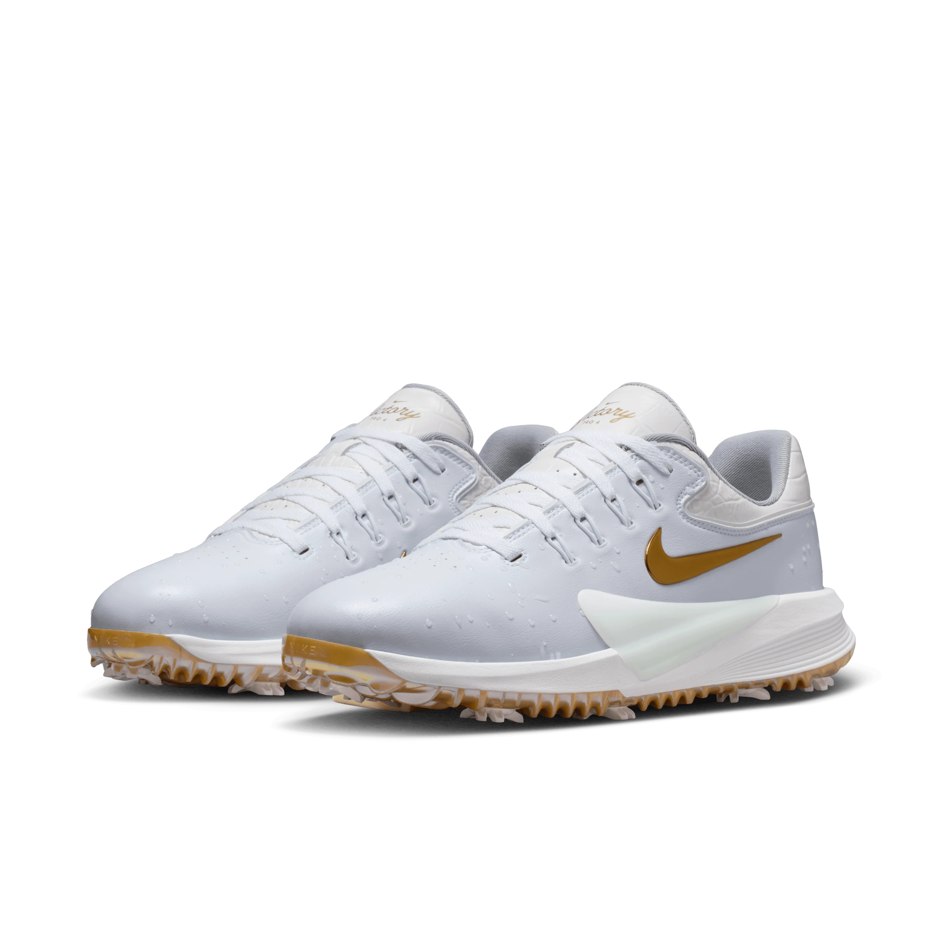 Nike Victory Pro 4 NRG "Players"  - White/Gold - Image 5