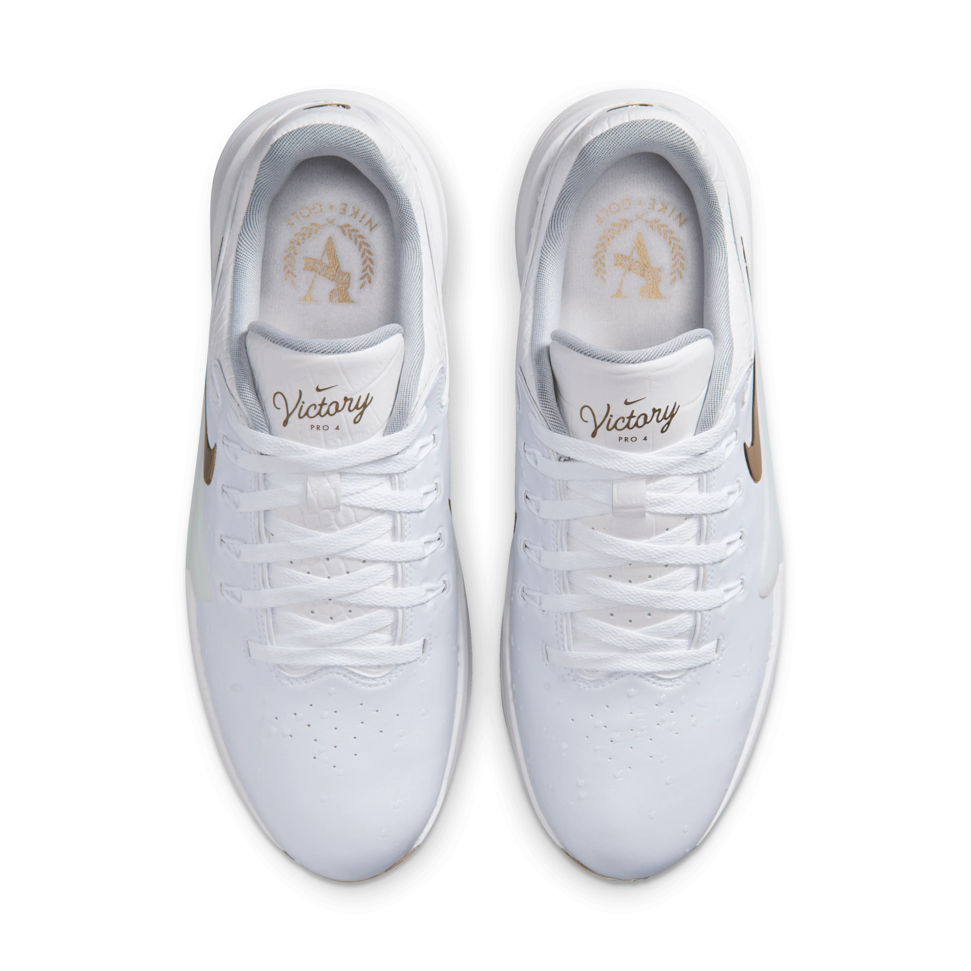 Nike Victory Pro 4 NRG "Players"  - White/Gold - Image 7