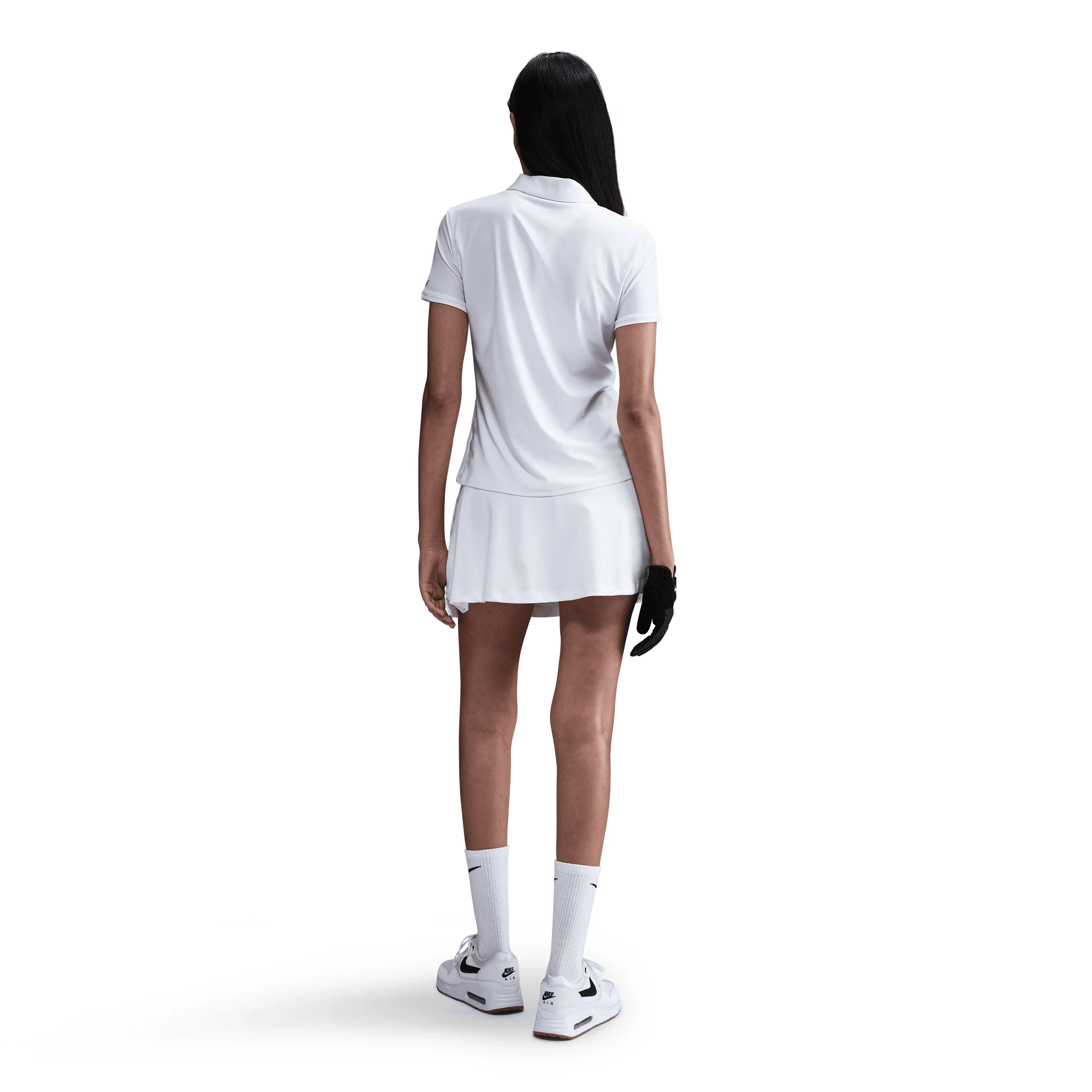 Nike with Bisque Victory Women's Dri-FIT Short-Sleeve Golf Polo - White - Image 4