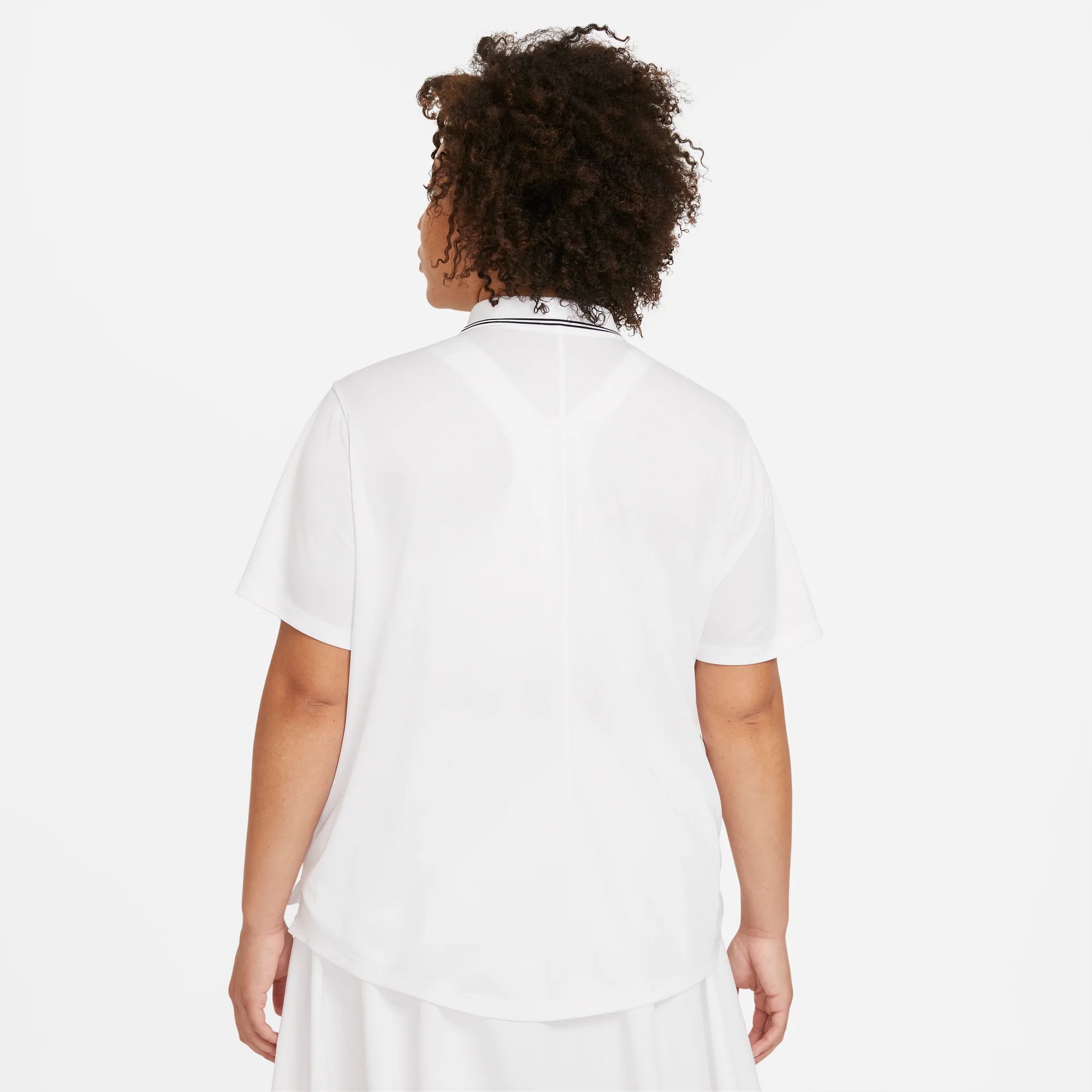 Nike Womens Dri-FIT Victory Polo White - Image 4