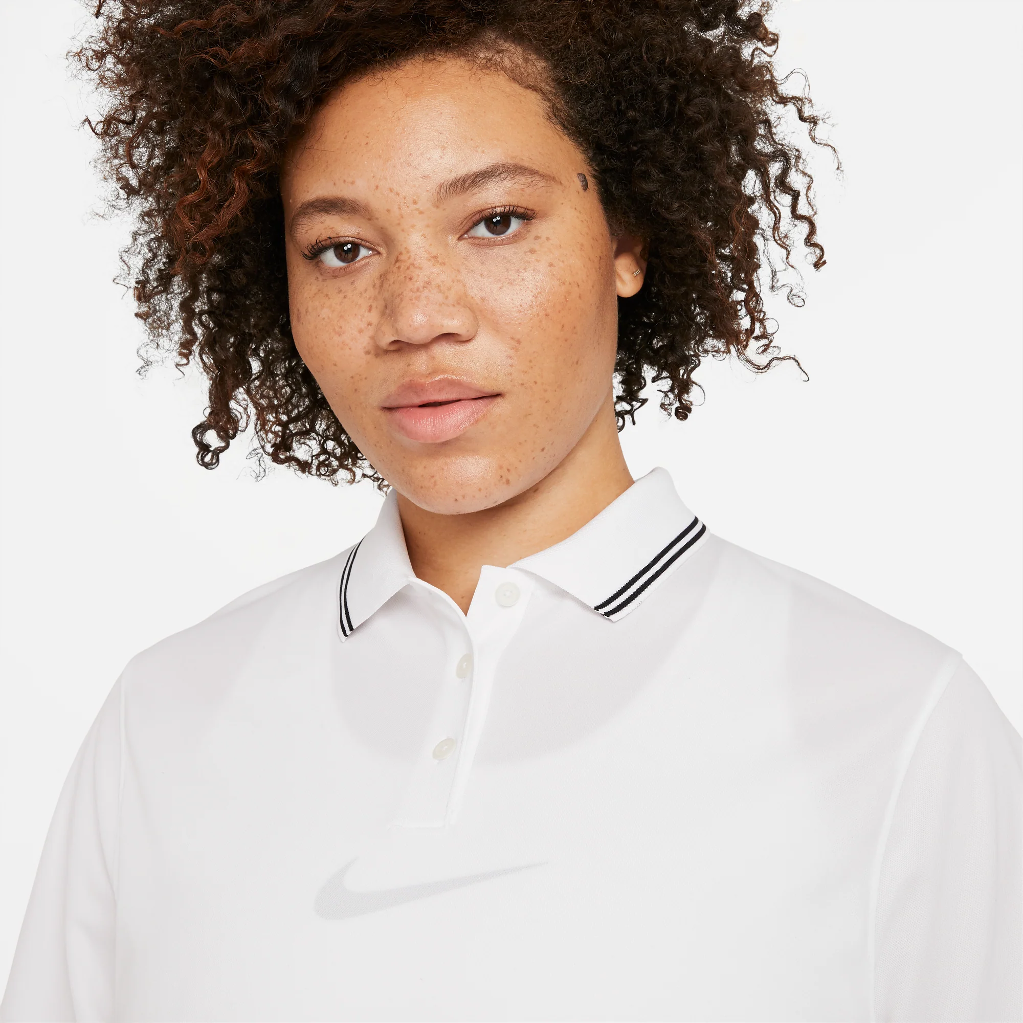 Nike Womens Dri-FIT Victory Polo White - Image 6