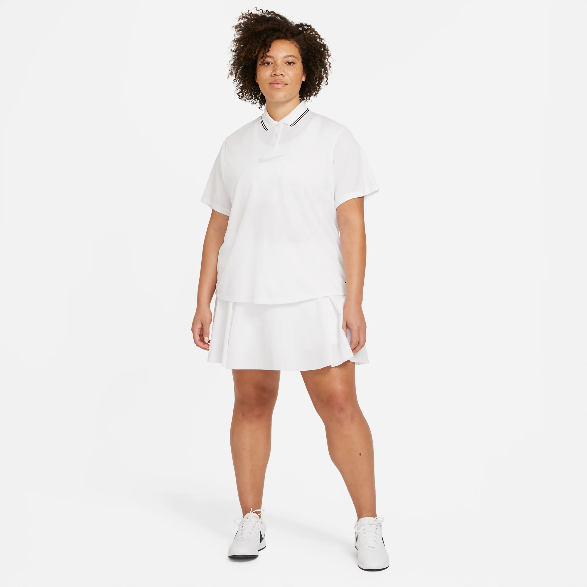 Nike Womens Dri-FIT Victory Polo White - Image 8
