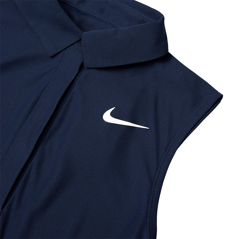 Nike Womens Dri-FIT ADV Tour Polo Sleeveless Navy - Image 4