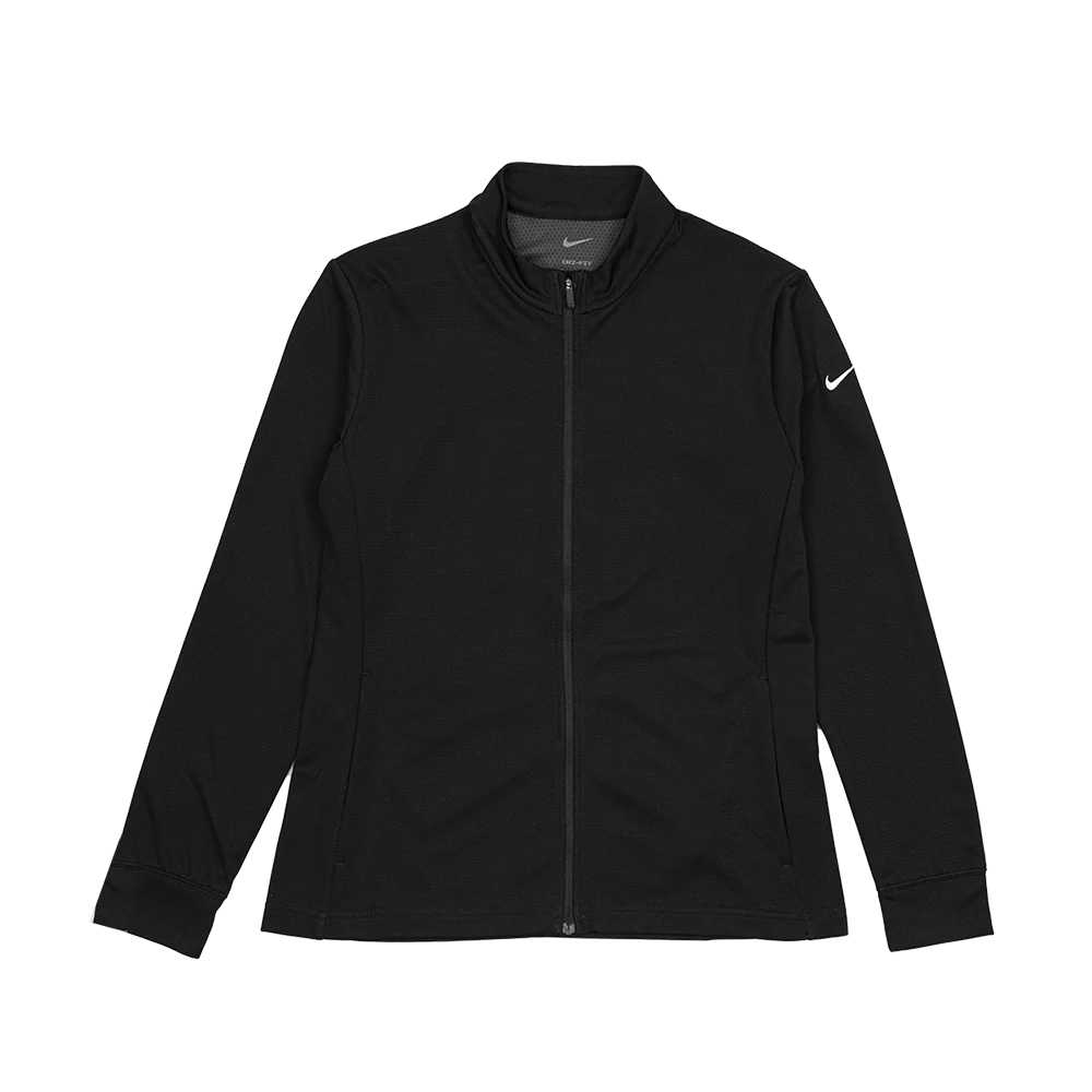 Nike Womens Dri-FIT UV Full-Zip Top Black - Image 3