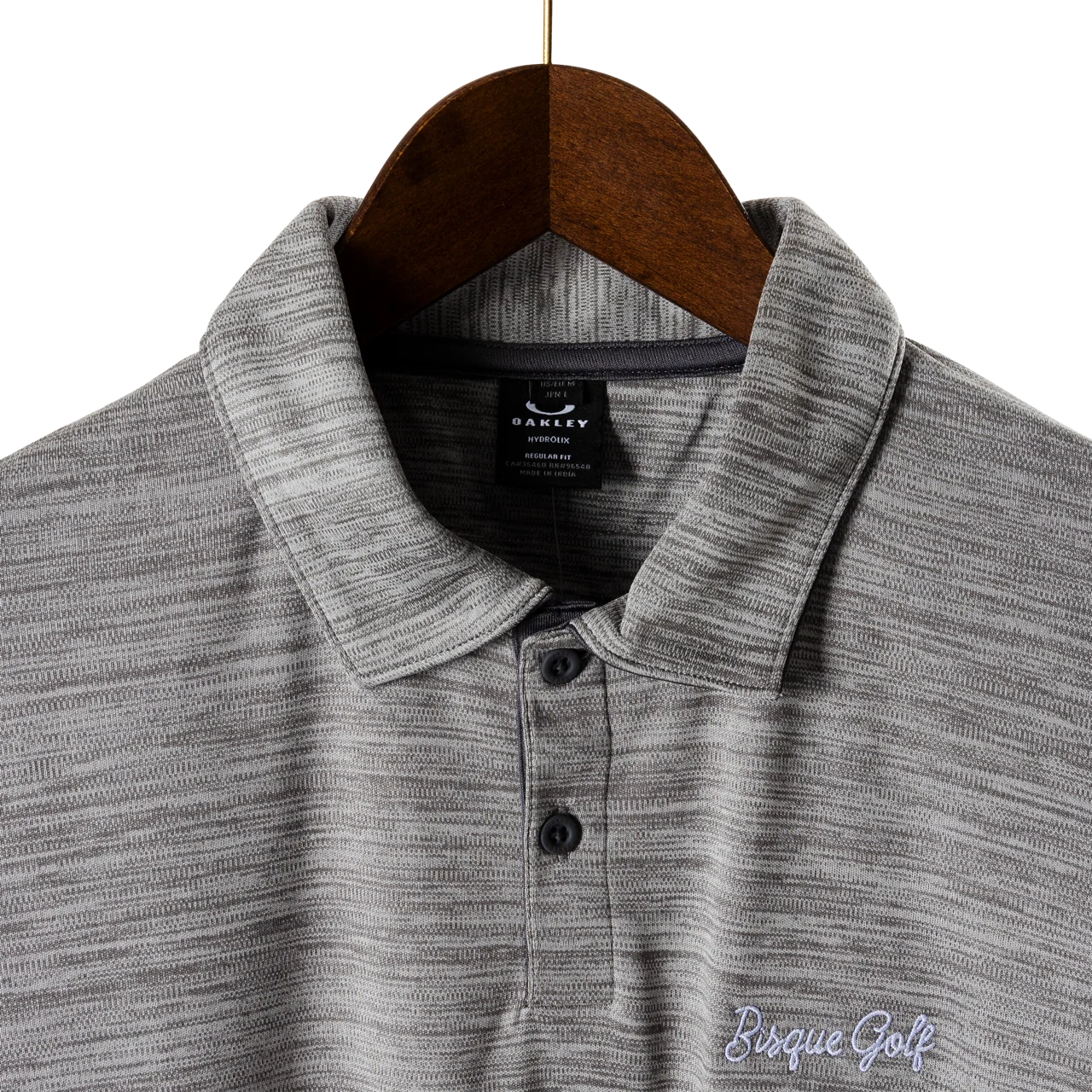 Oakley x Bisque Aero Hydrolix Polo Dark Heather - Image 2