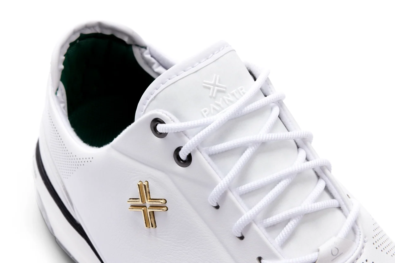 Payntr Golf Men's Eighty Seven SC RS - White / Black / Gold - Image 9