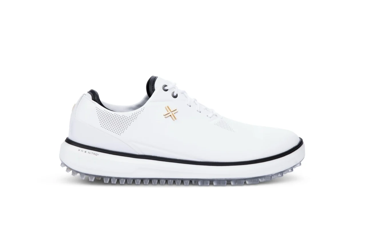 Payntr Golf Men's Match Day SC - White / Black / Gold - Image 6