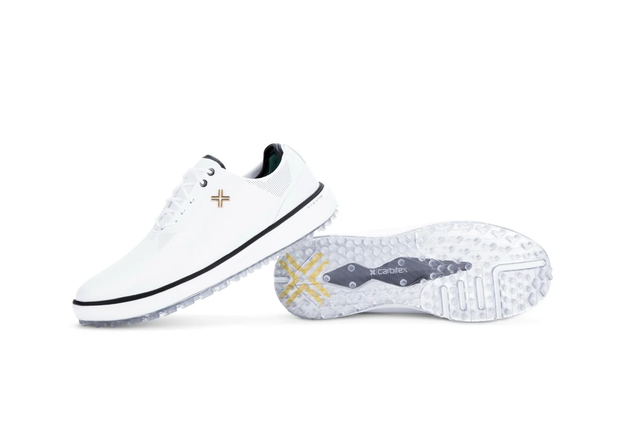 Payntr Golf Men's Match Day SC - White / Black / Gold - Image 9