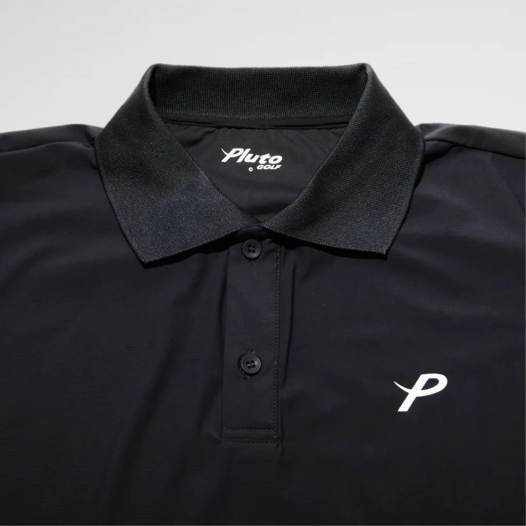 Pluto Classic 'P' Polo - Charcoal - Image 4