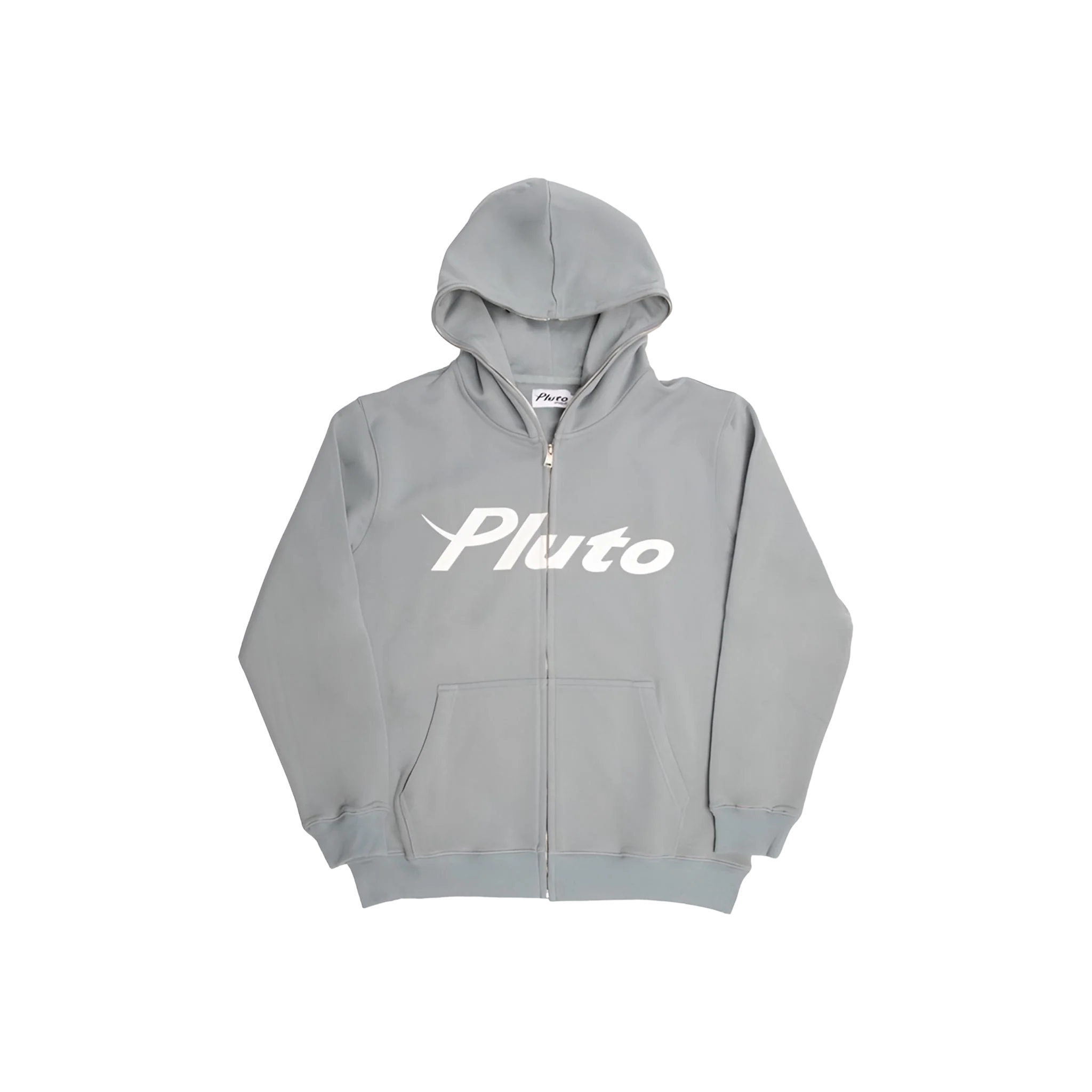 Pluto Full-Zip Sweatshirt - Aqua Grey - Image 3